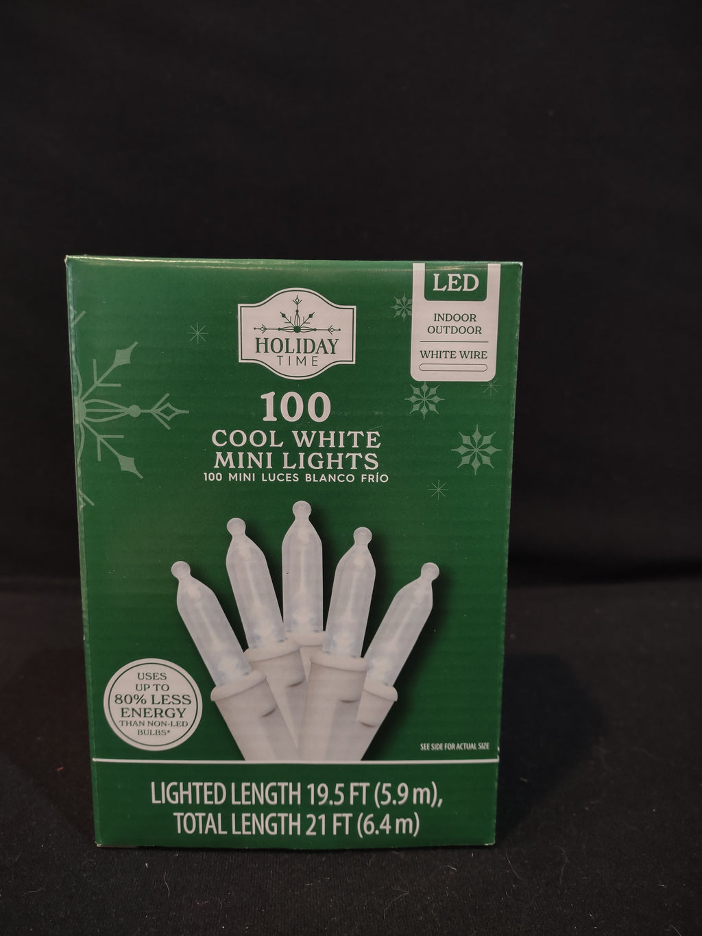 Christmas LED Cool White 100 Mini Lights x 2 (Lot 4267)