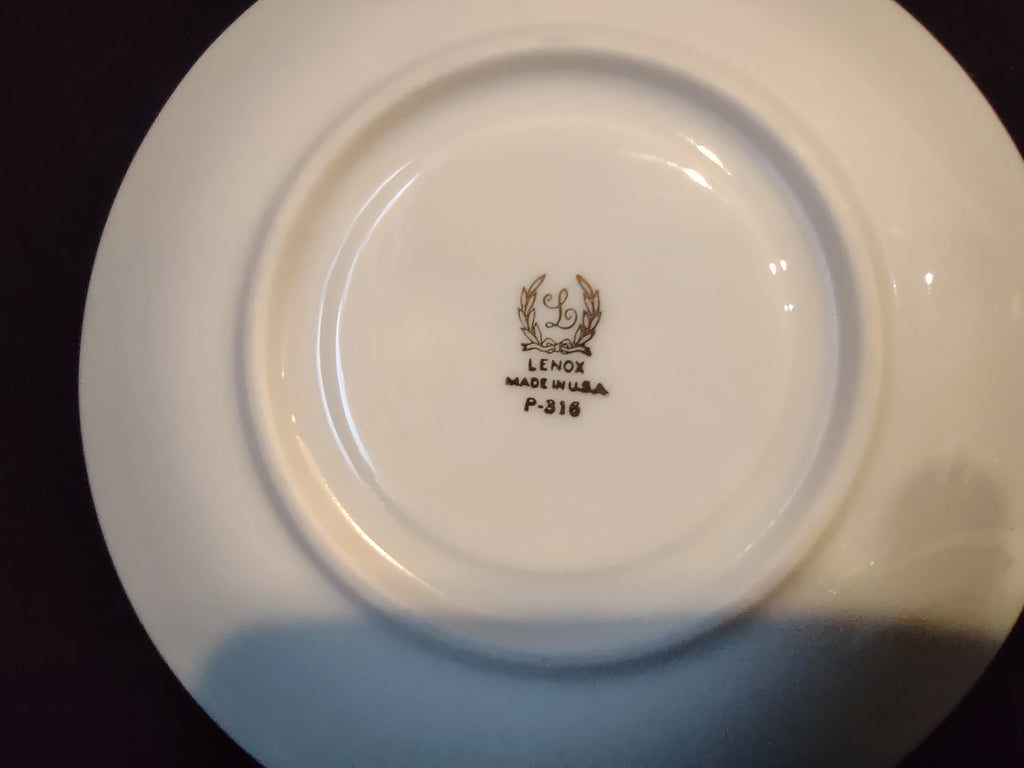 Vintage Lenox Saucer ONLY Blue Ridge Design (lot 1785)