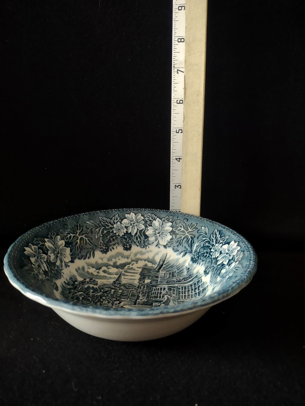Vintage Royal Tudor Ware Cereal Soup Bowl Ironstone Coaching Taverns (Lot 5579)