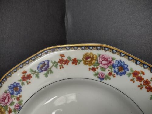 Vintage Haviland Limoges Cheverny Luncheon Plate 8-1/2" Floral (lot 793)