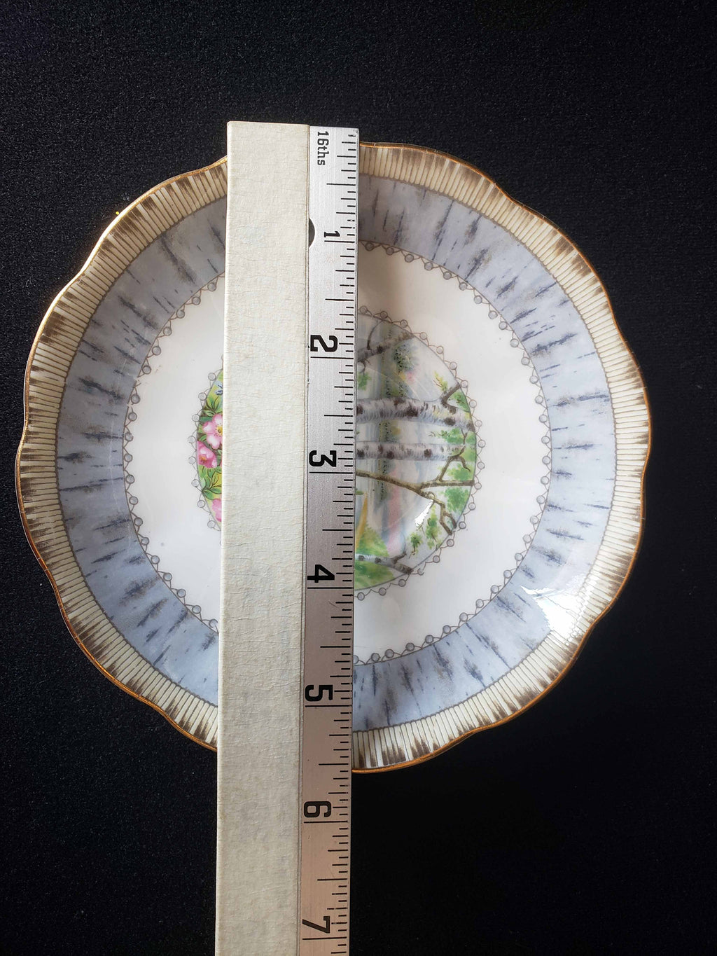 Vintage Royal Albert Bone China Silver Birch Saucer ONLY (lot 2015)