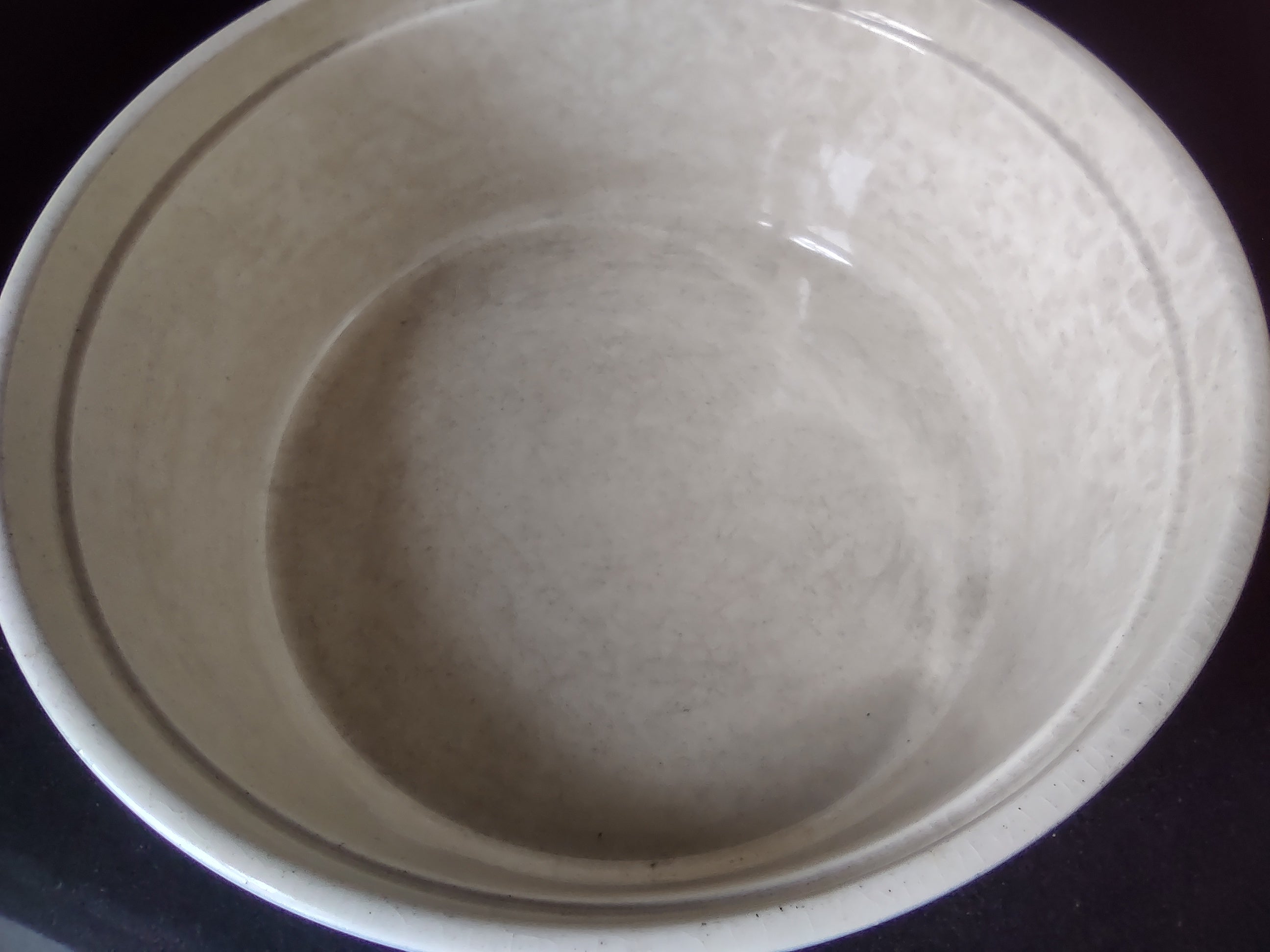 Vintage Country Classics Souffle Dish Geese Goose Duck Bowl CRAZING (lot 2803c)