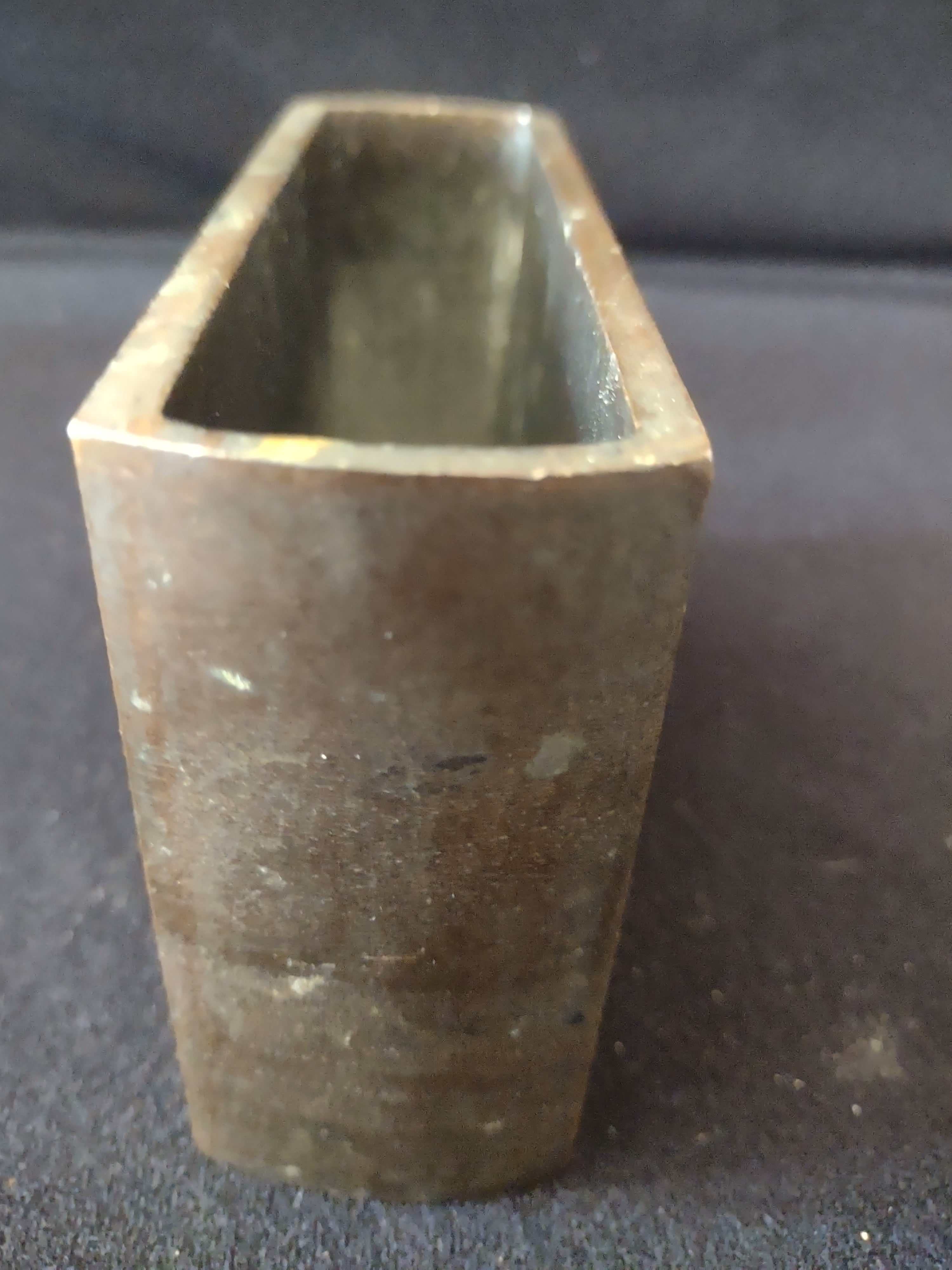 Vintage Easter European Bronze Pencil Holder/Desk Accessory (Lot 3253)