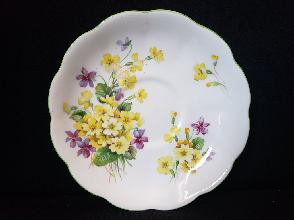 Vintage Royal Albert Bone China Primulette Saucer ONLY (lot 2028)