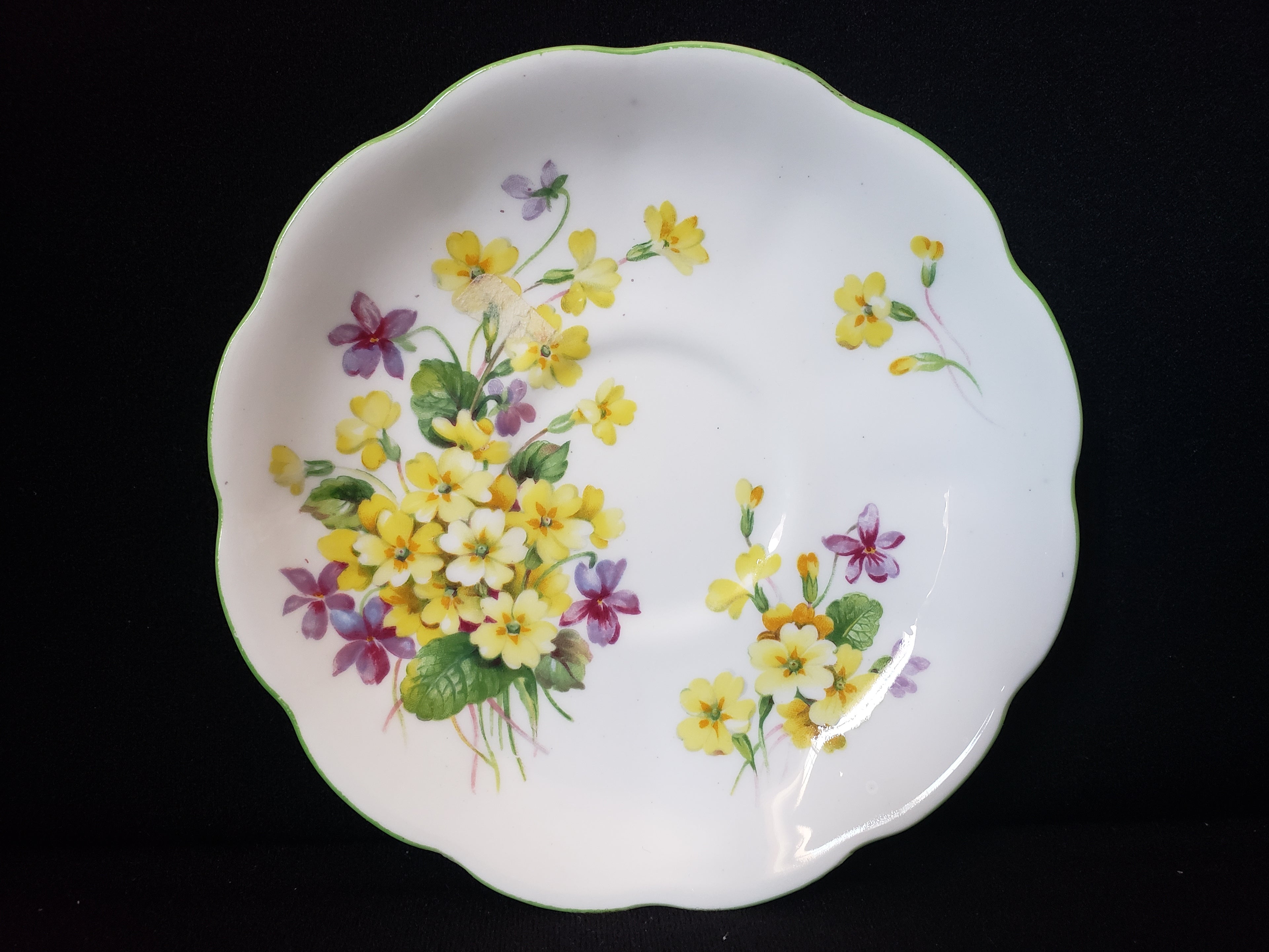 Vintage Royal Albert Bone China Primulette Saucer ONLY (lot 2028)