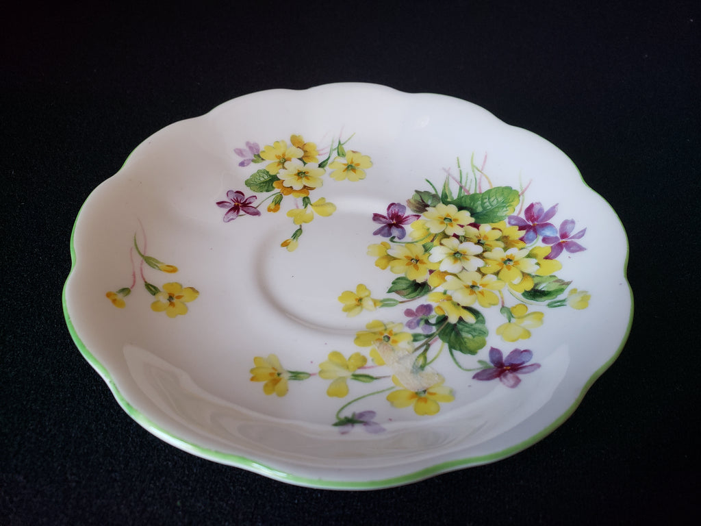 Vintage Royal Albert Bone China Primulette Saucer ONLY (lot 2028)