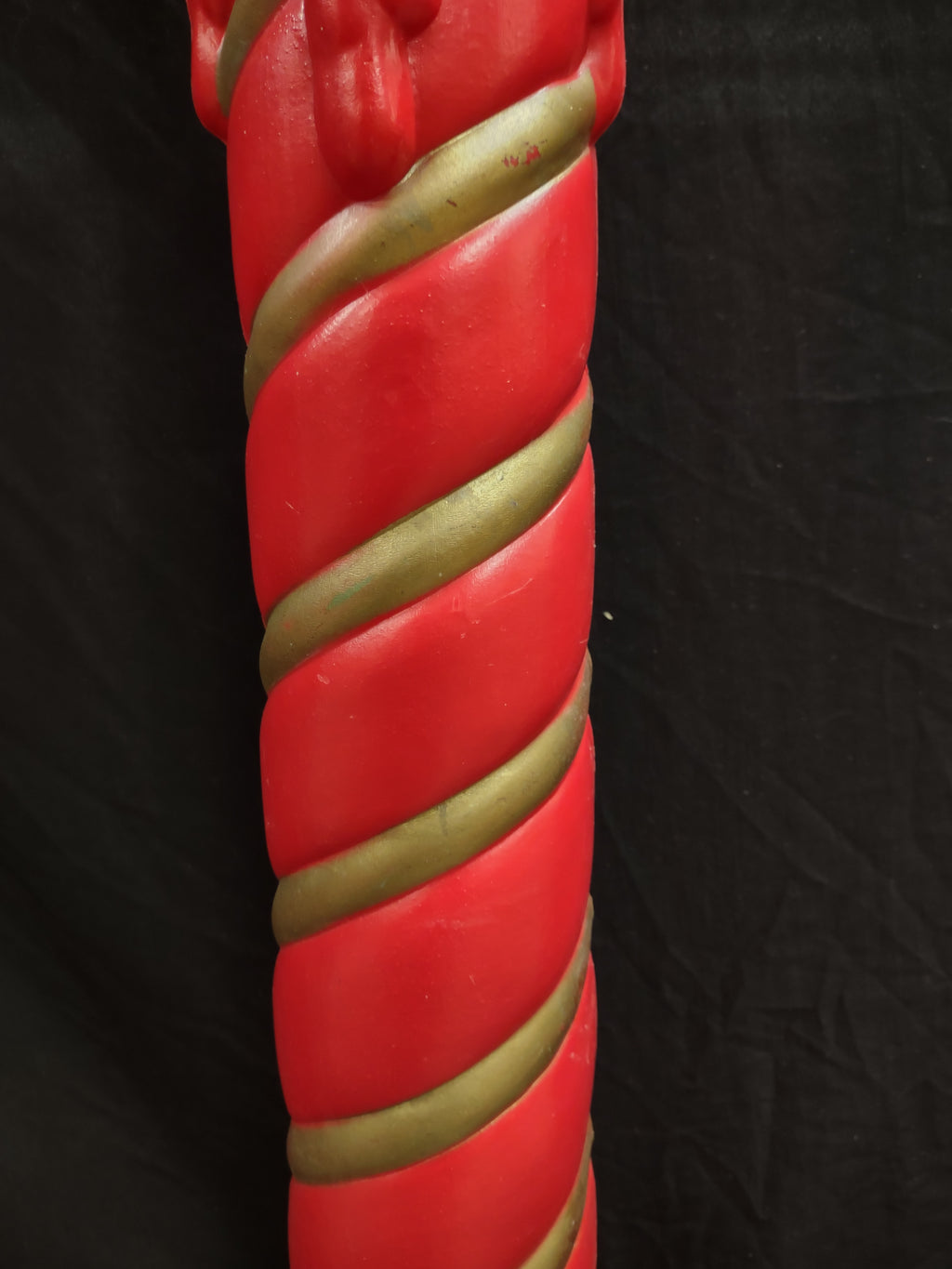 Vintage Christmas Blow Mold Candle 37" (lot 2329)