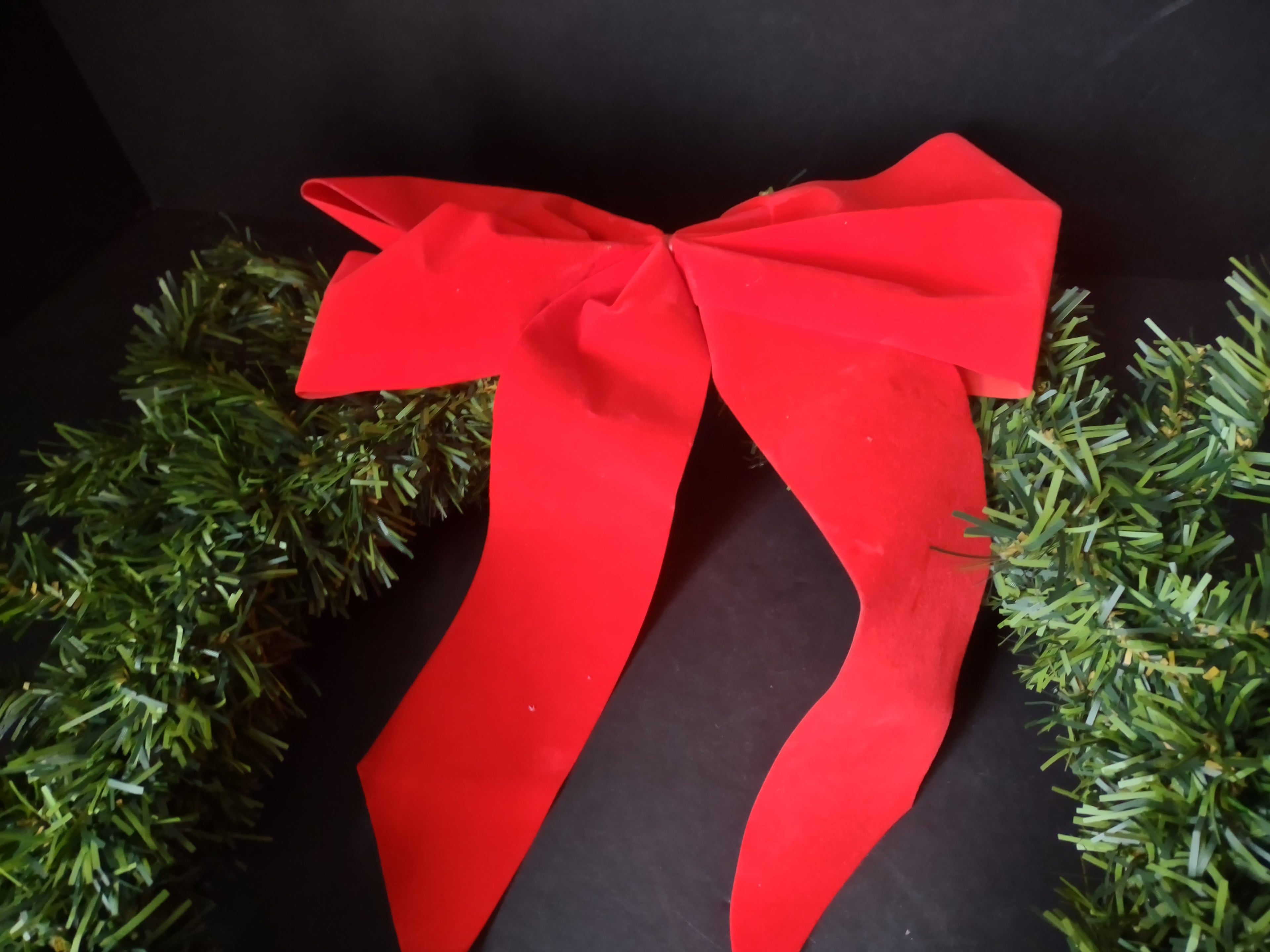 Christmas Artificial Tree Wreath Door Handle Ornament (lot 1222)