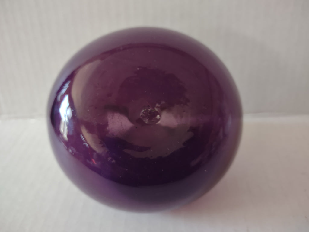 Vintage Blown Two Flower Vase Amethyst Purple 3" Tall MCM (lot 5394)