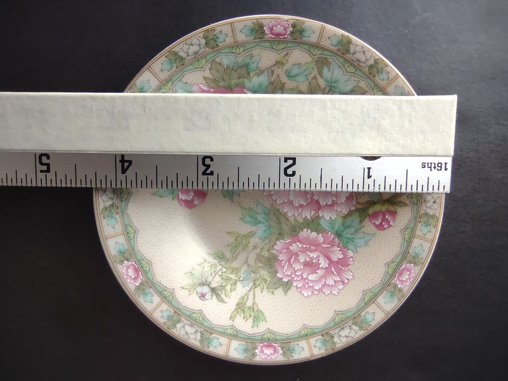 Vintage Demitasse Cup Lefton Pink Peony Flower (lot 522)