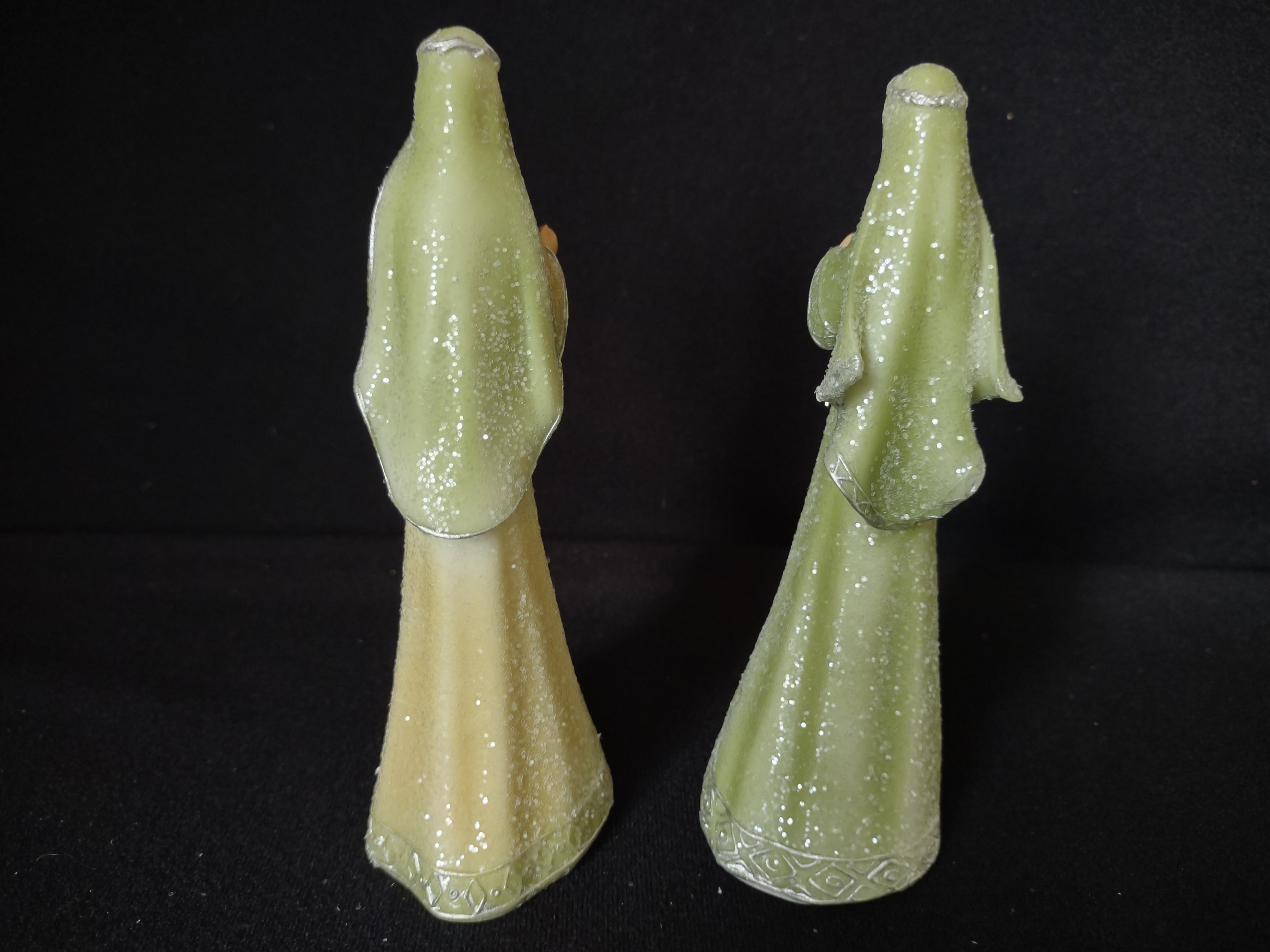 Christmas Nativity Hawthorne Village Joseph Mary Baby Jesus Figurine (lot 2287)