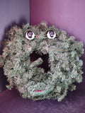 Vintage Christmas Gemmy Talking Wreath for PARTS Only - does not work (lot 3436)