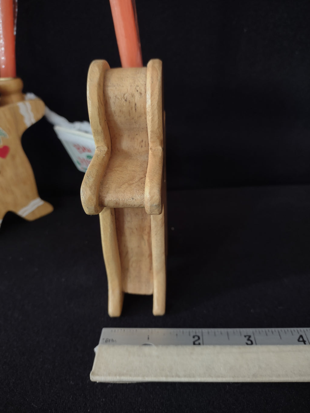 House Lloyd Christmas Around The World Wooden Gingerbread Candle Holders(Lot4031