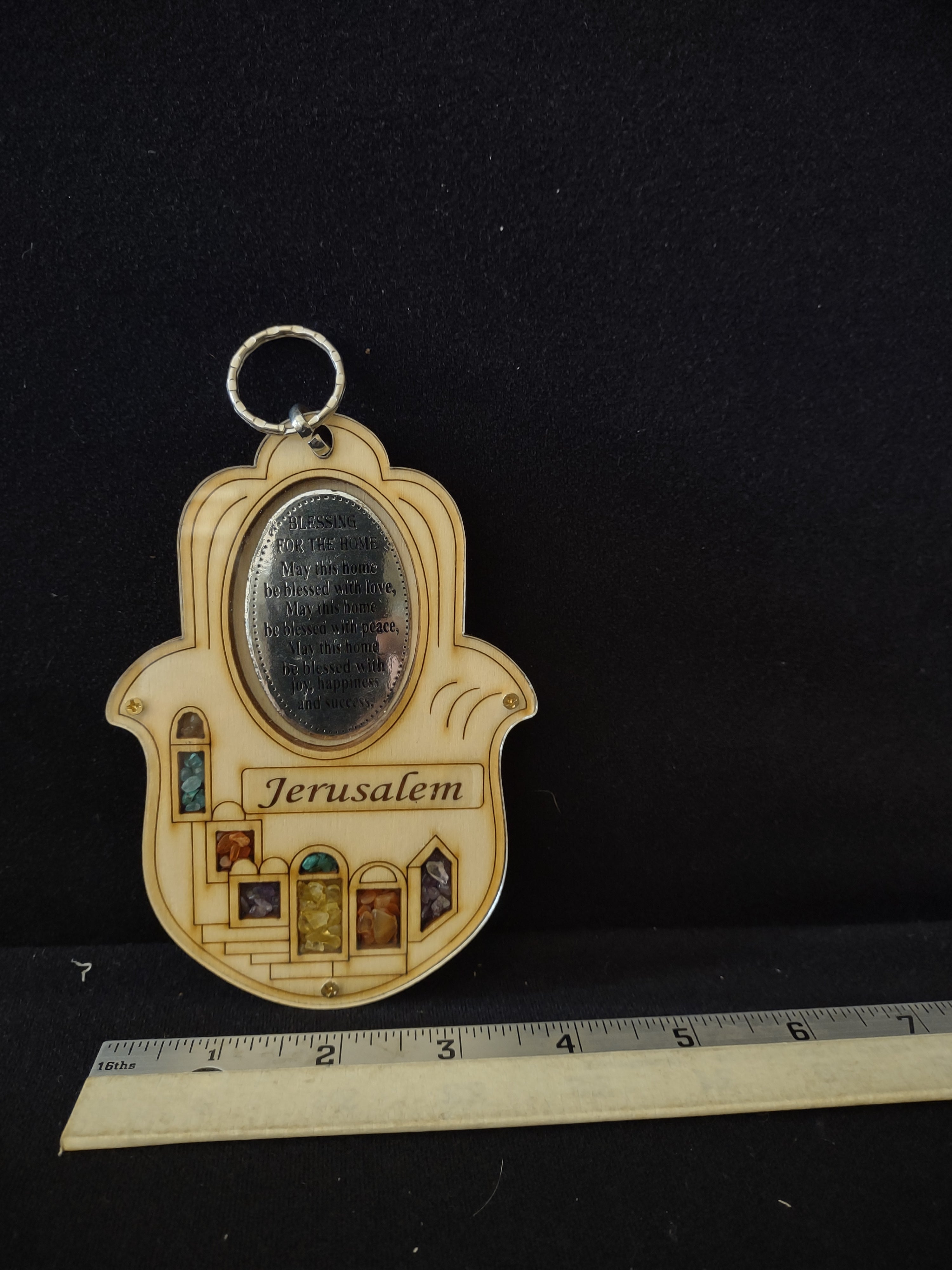 Hamsa Hand Blessing For The Home Made In The Holy Land (Lot 3321)