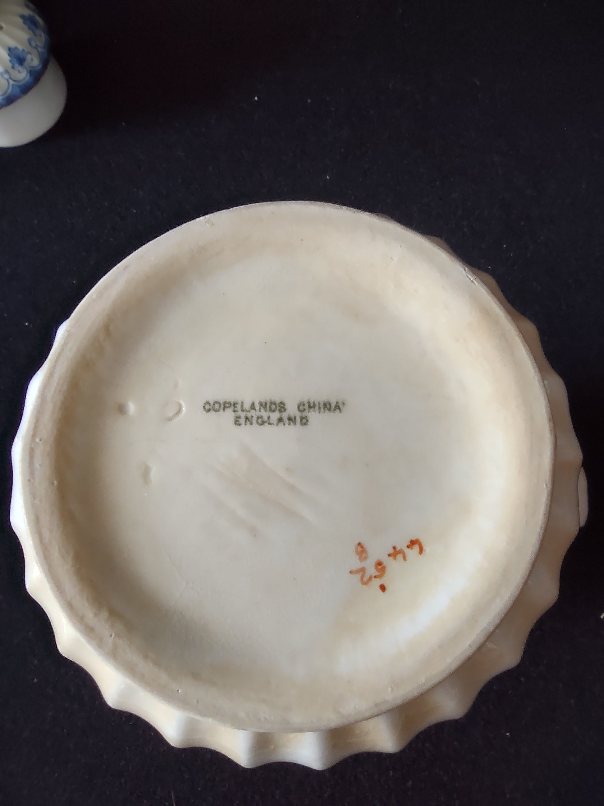 Vintage Copeland Spode Coffee Pot Earthenware Blue Ermine IMPERFECT (Lot 5764)