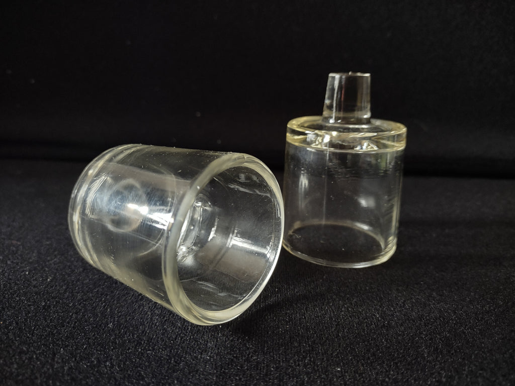 Vintage Small Plane Peg Votive Candle Holder x 2 (lot 5409)