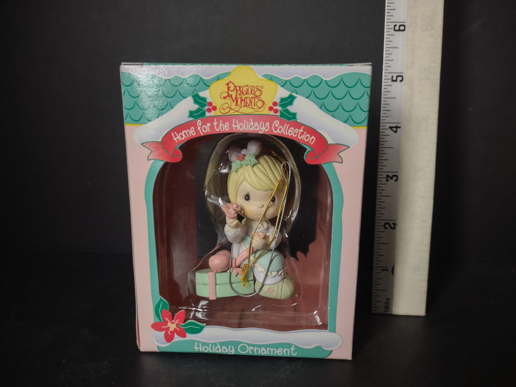 Precious Moments Home for Holidays Christmas Ornament (lot 2486c)