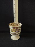 Vintage Alfred Meakin Egg Cup Ironstone Medway Brown Floral (Lot 5674)