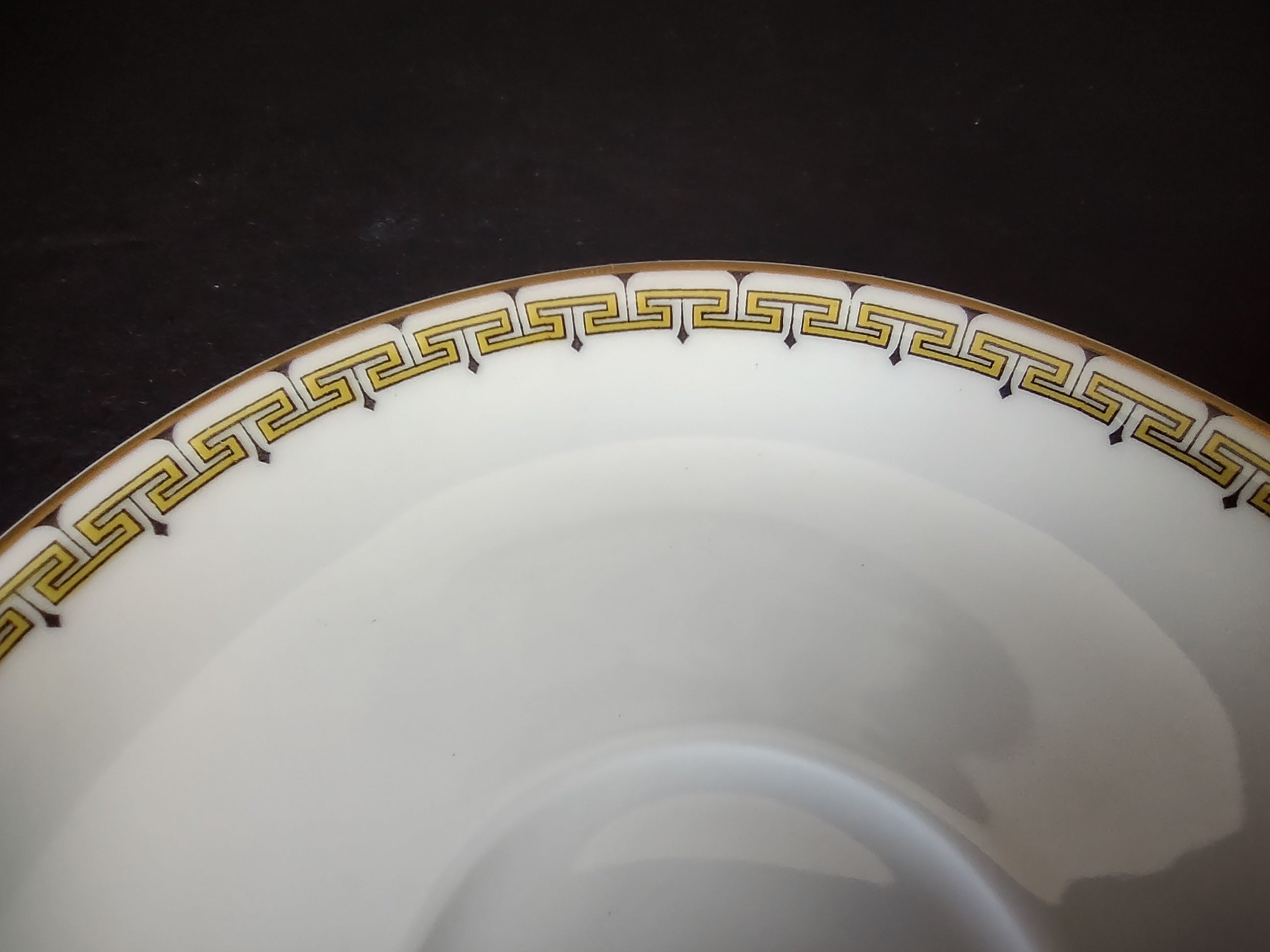 Haviland Limoges Saucer ONLY Albany Black (lot 1065)
