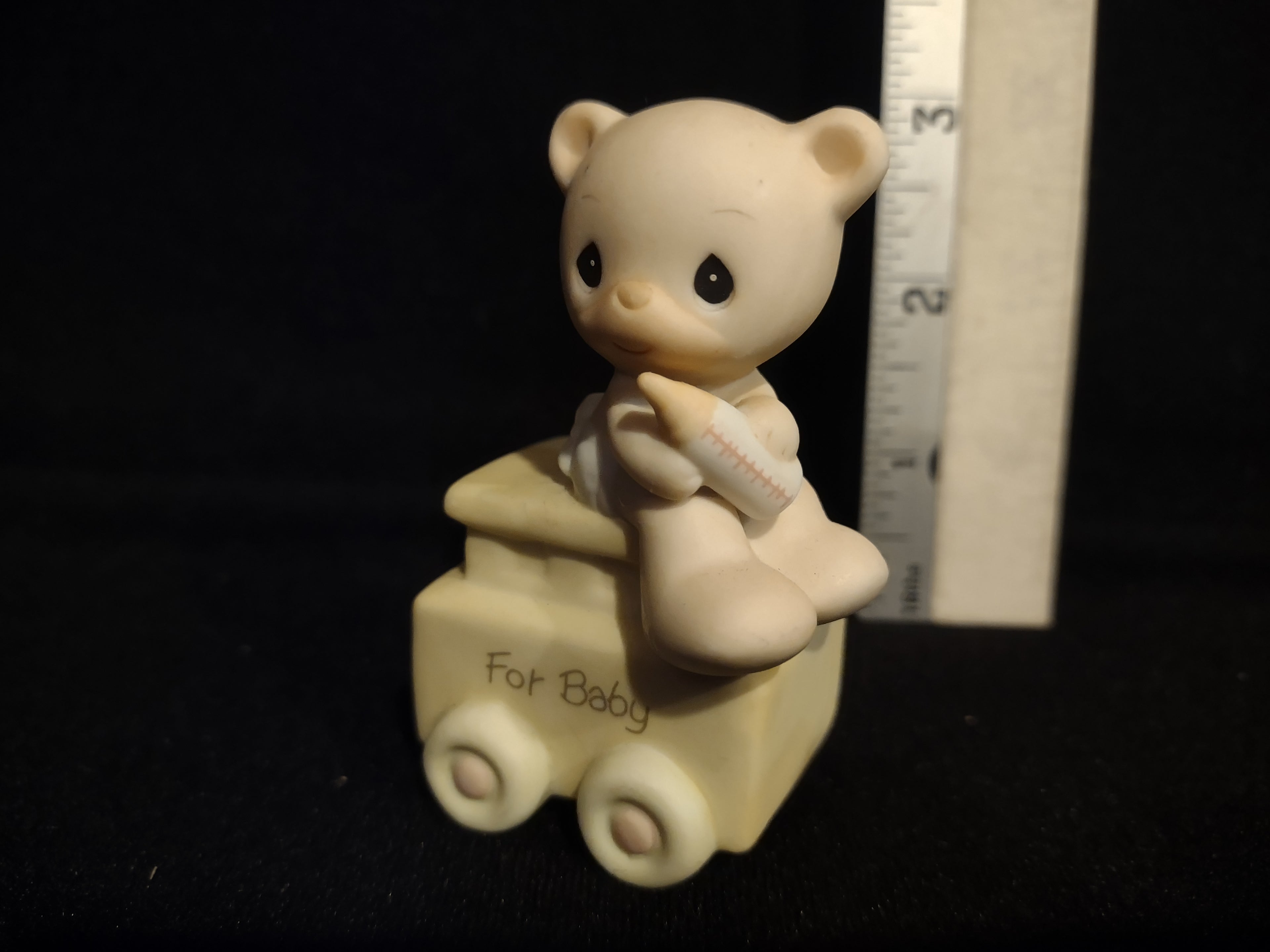 Precious Moments Birthday Train "For Baby" Porcelain (lot 2555c)