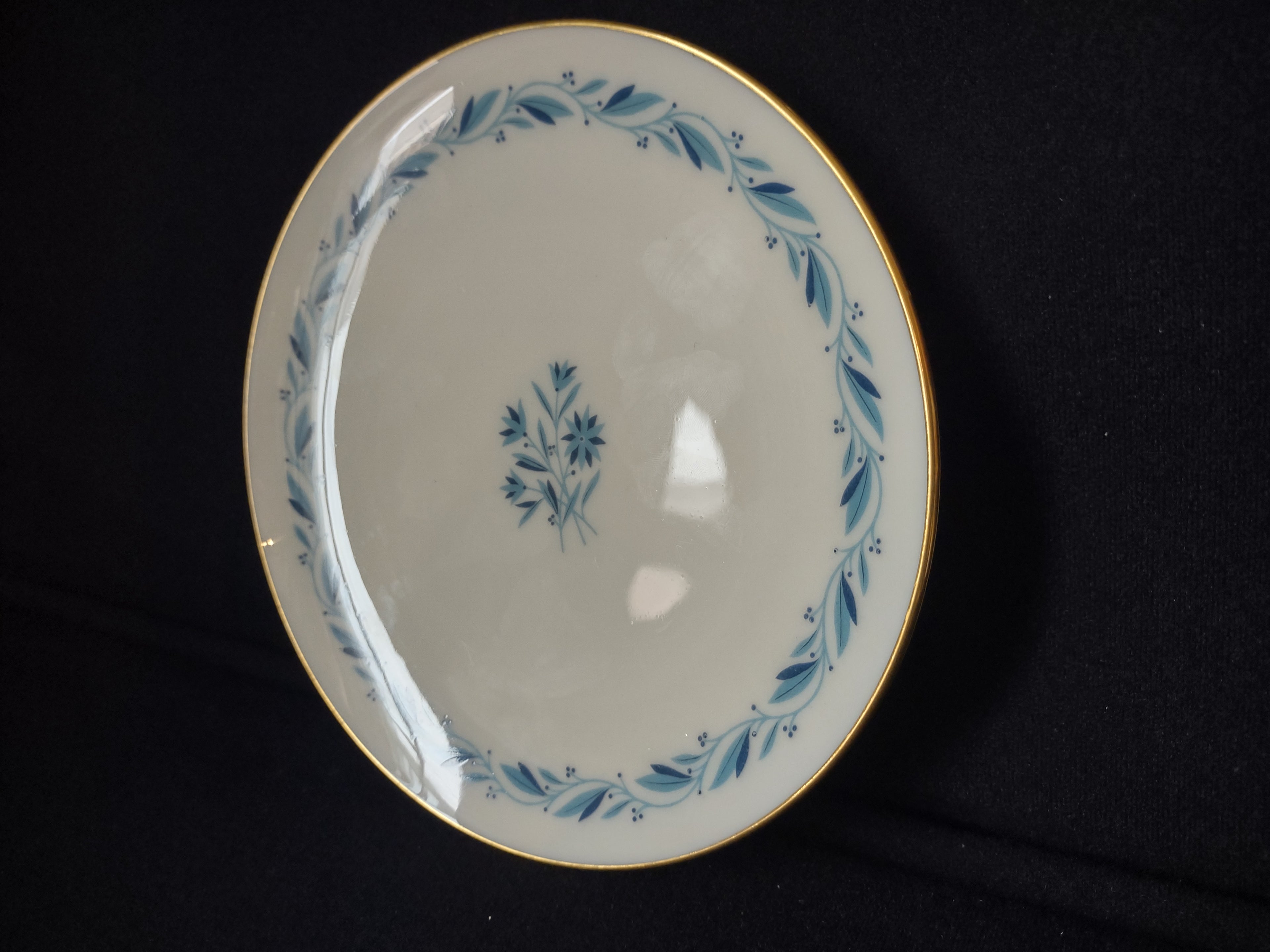 Vintage Lenox Dessert Plate 7" Blue Stamp (lot 1780)
