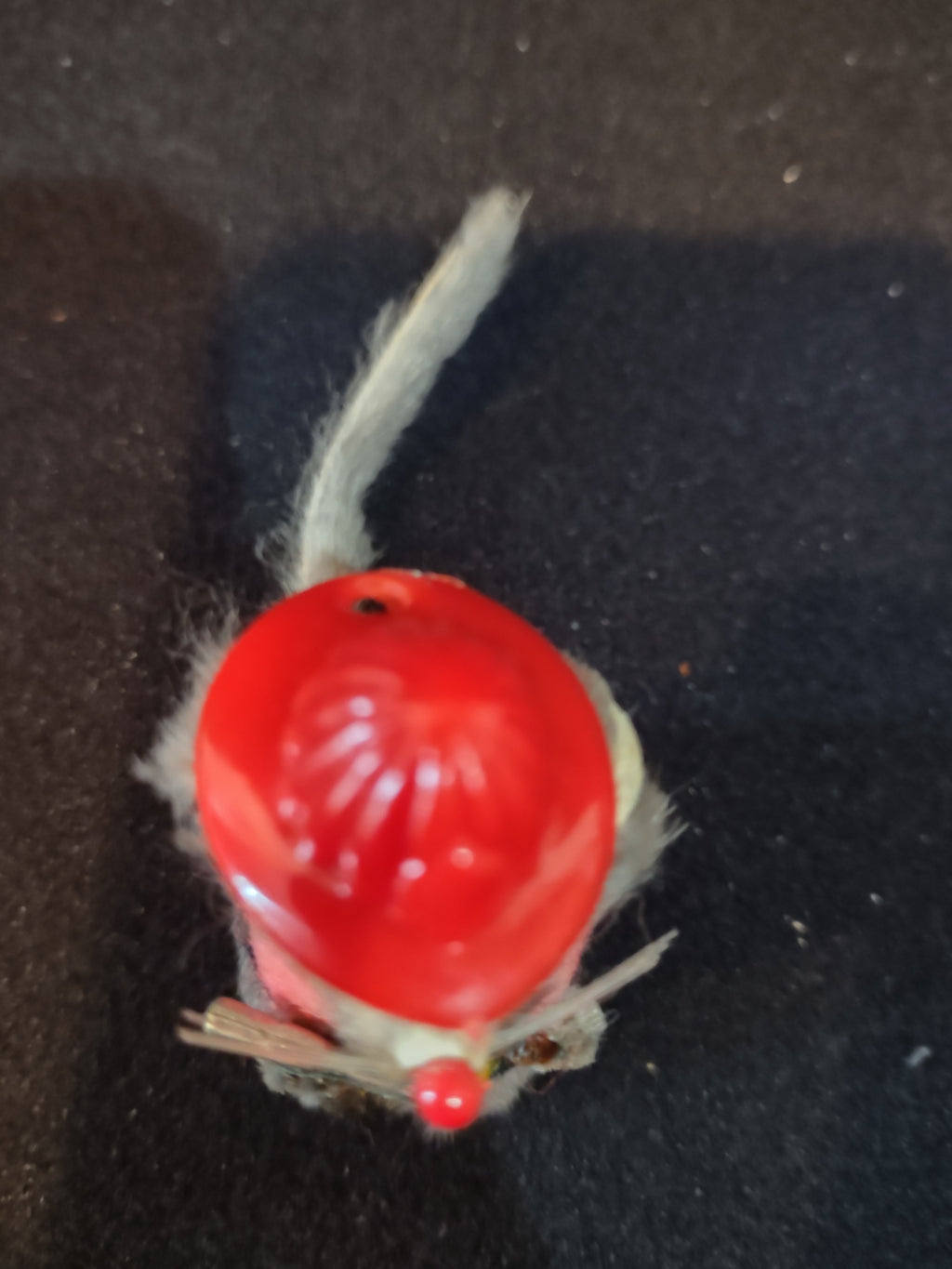 Vintage Original Fur Toy Fireman Mouse West Germany Real Fur (Lot 3959)