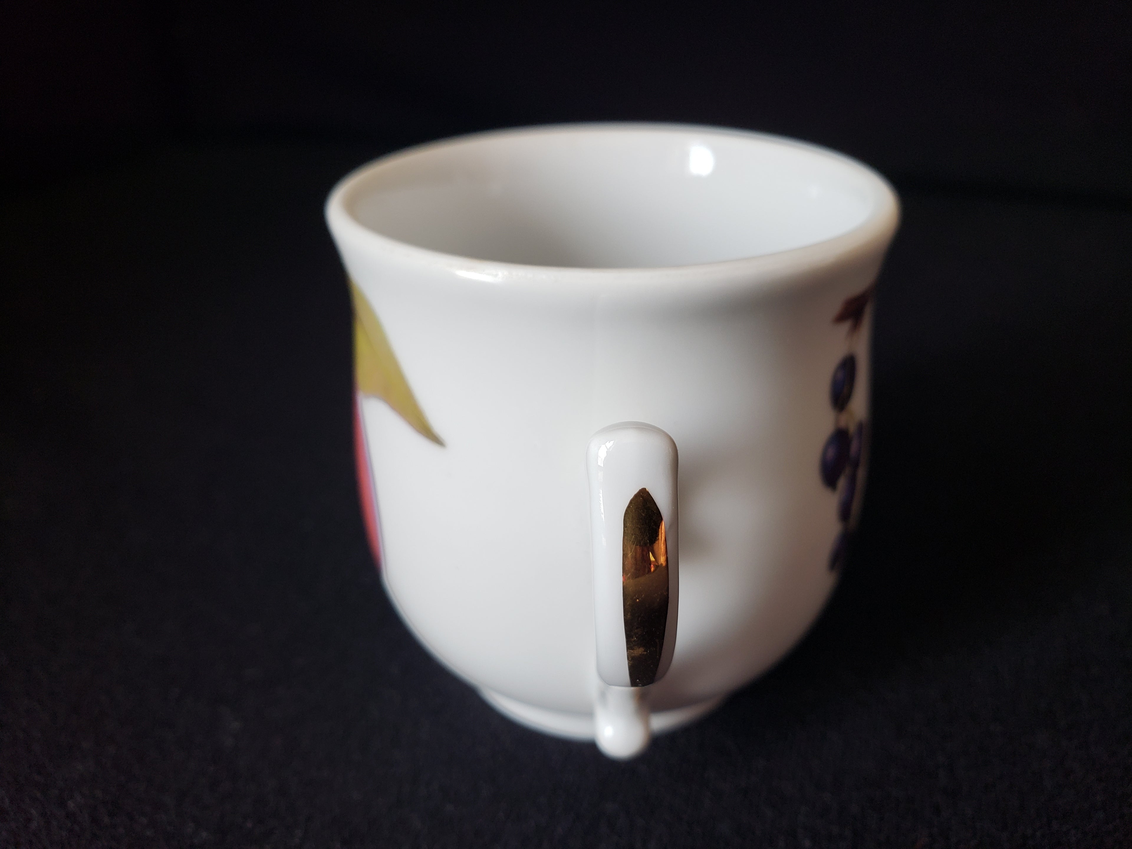 Vintage Royal Worcester Evesham Demitasse Tea Cup ONLY (lot 2062)