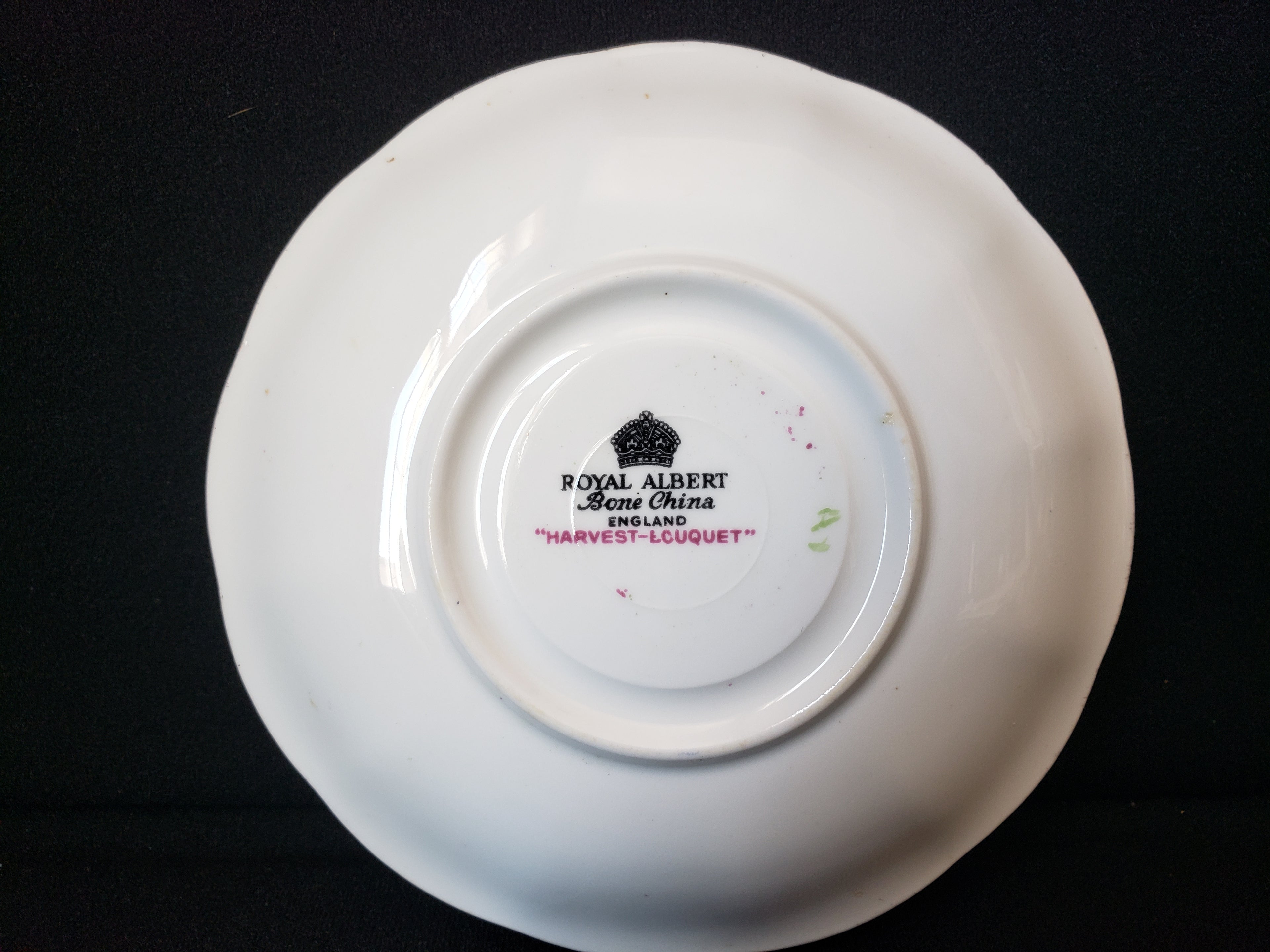 Vintage Royal Albert Harvest Bouquet Saucer ONLY (lot 2040)