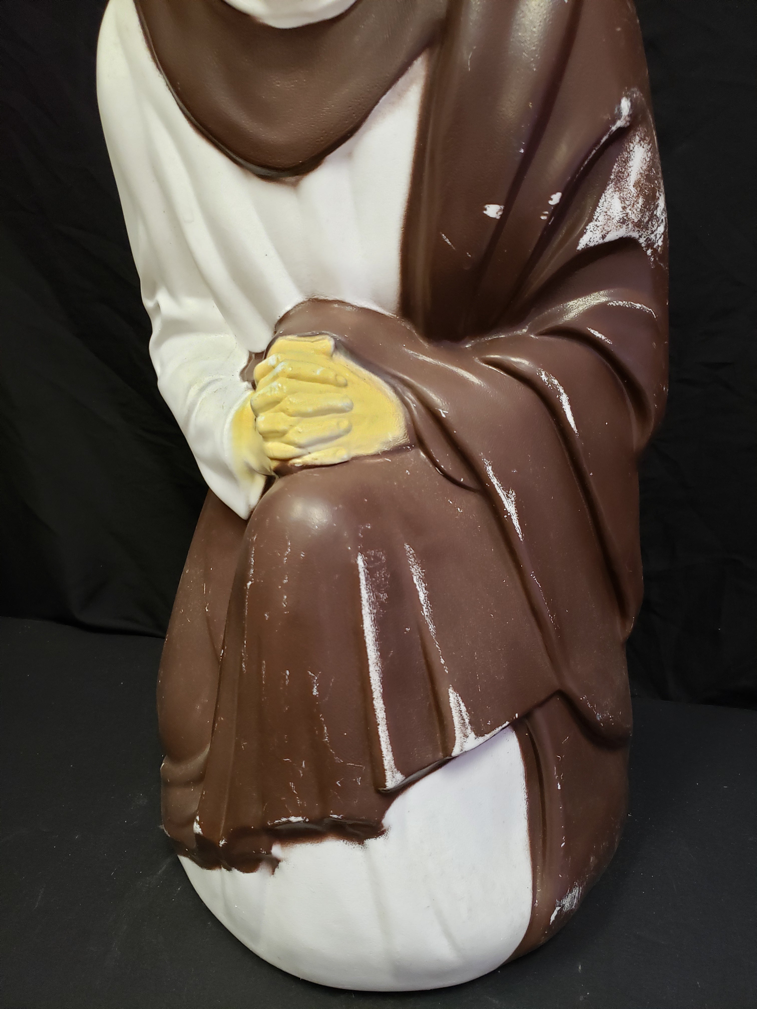Vintage Christmas Outdoor Brown Joseph Blow Mold 27" (lot 2258)