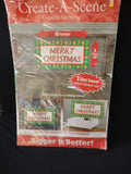 Merry Christmas 10X5' Banner AND Rural Mailbox Cover 18 X 22 3/4" (Lot 4303)