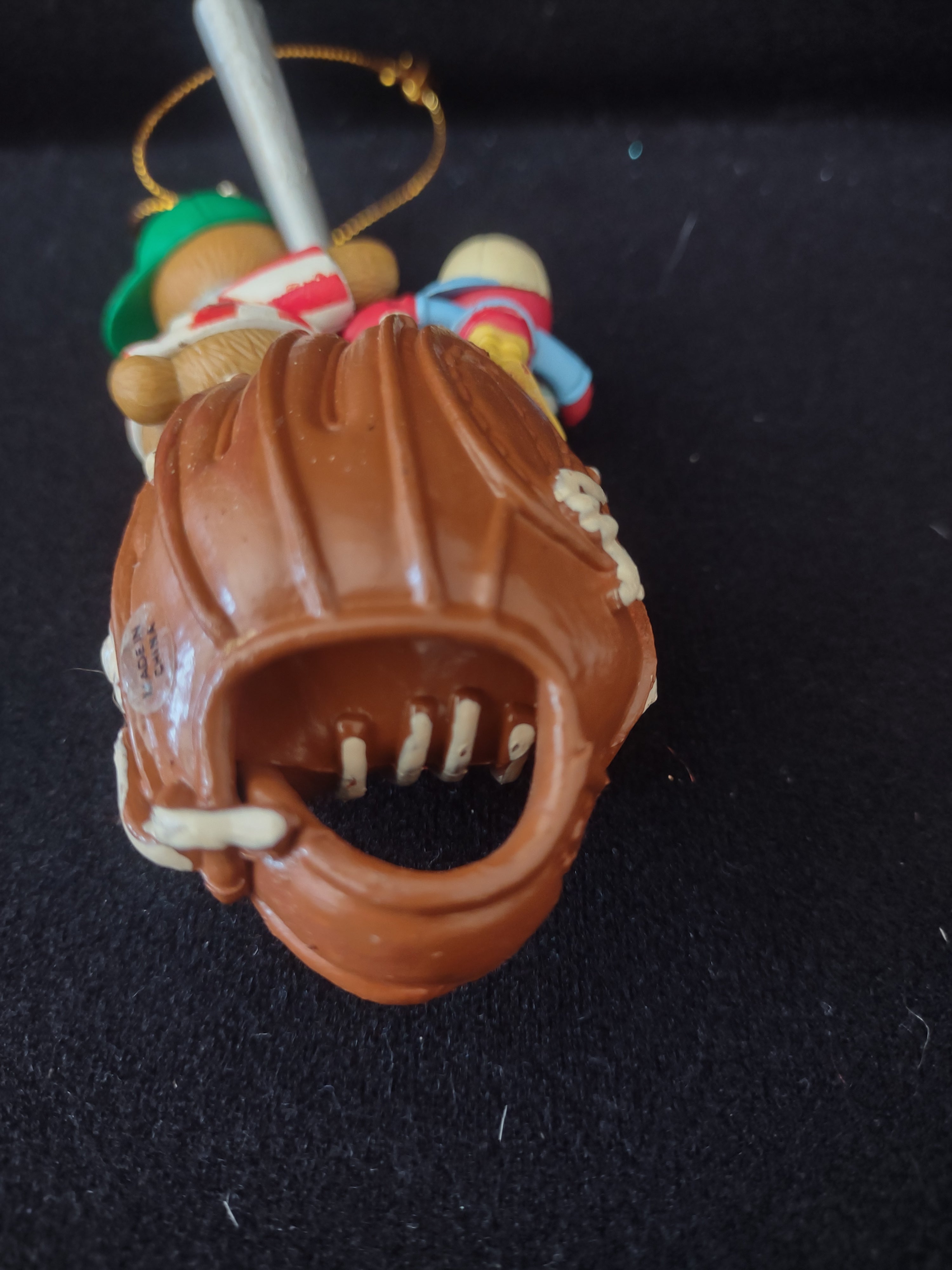 Christmas Baseball Bear Ornament Glove Red Bird Bat (Lot 4181)