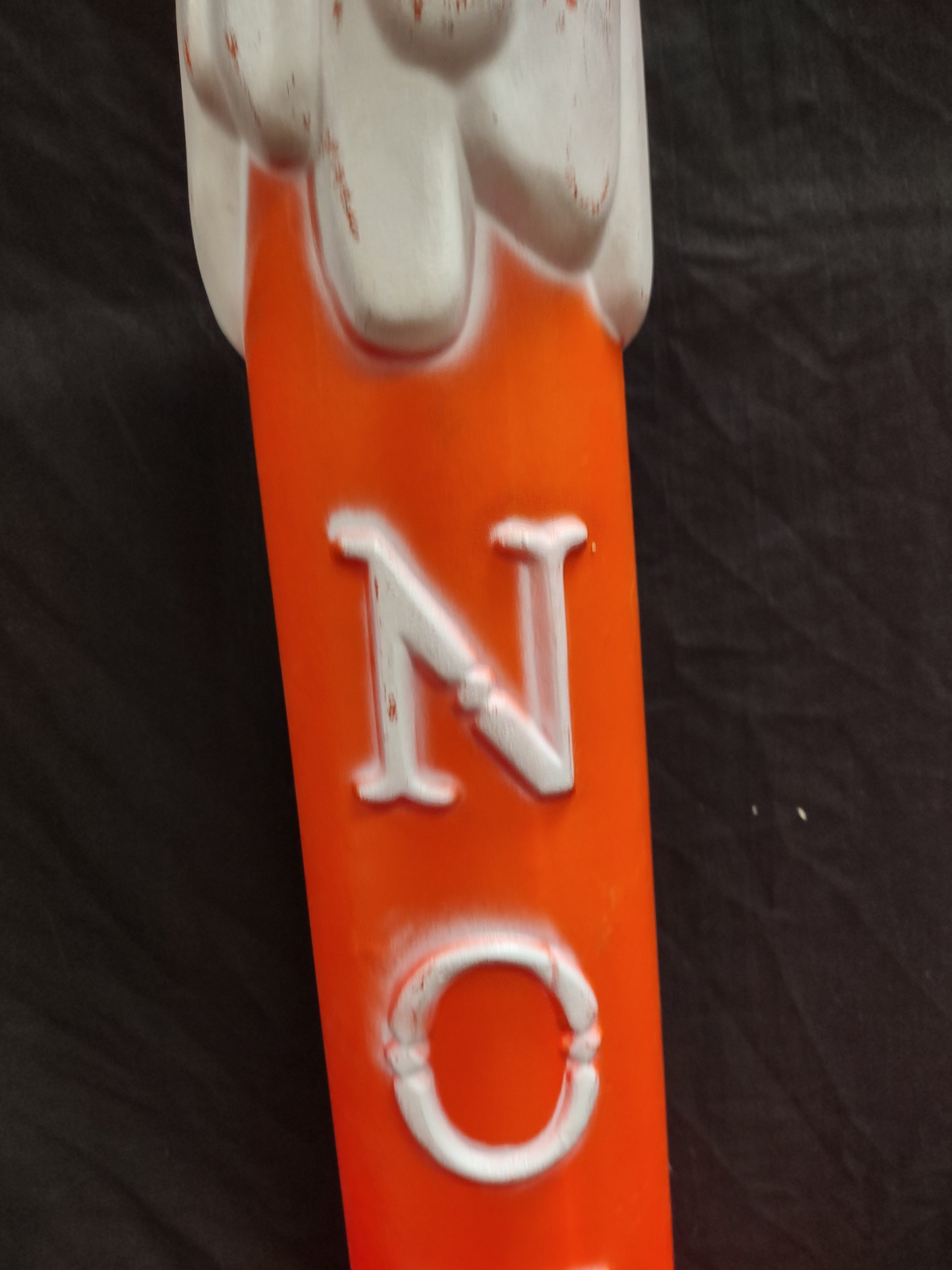 Vintage Christmas Blow Mold Candle 37" (lot 2333)