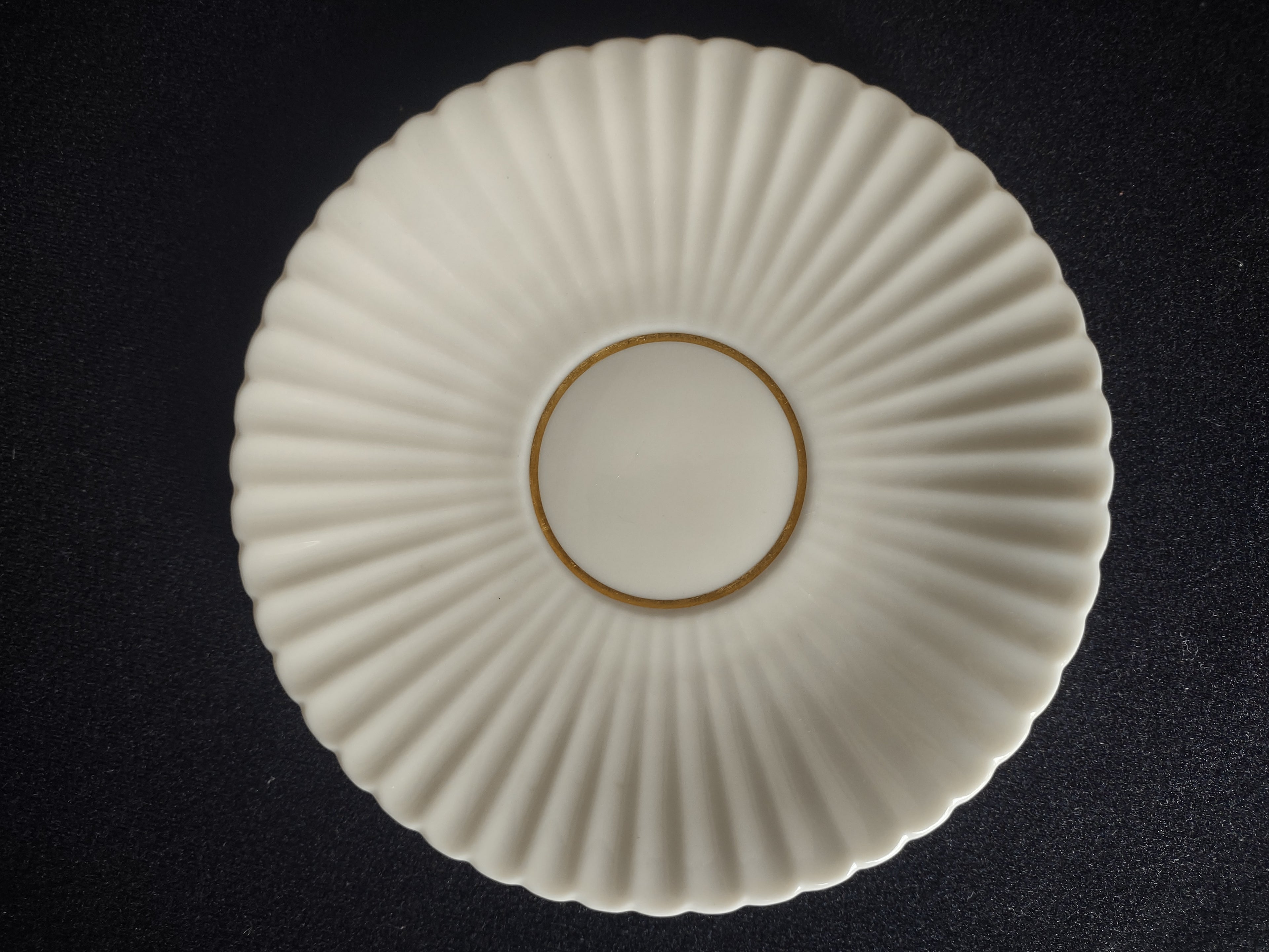Vintage Lenox Cream Gold Trim Saucer ONLY (lot 1876)