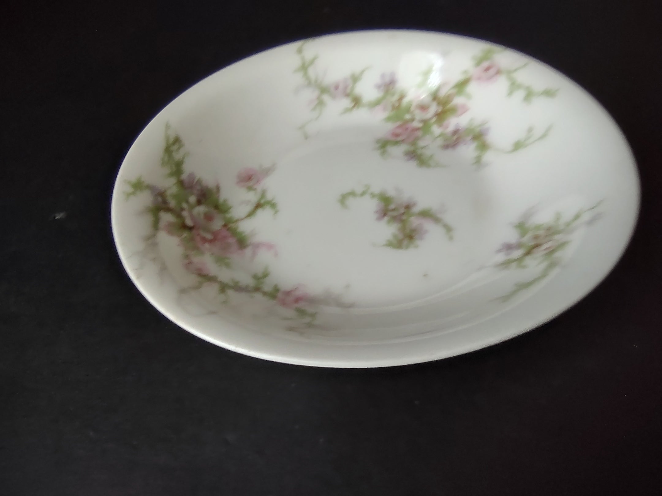 Haviland Limoges 5 x Small Bowl 5" Pink White Cabbage Rose Moss (lot 908)