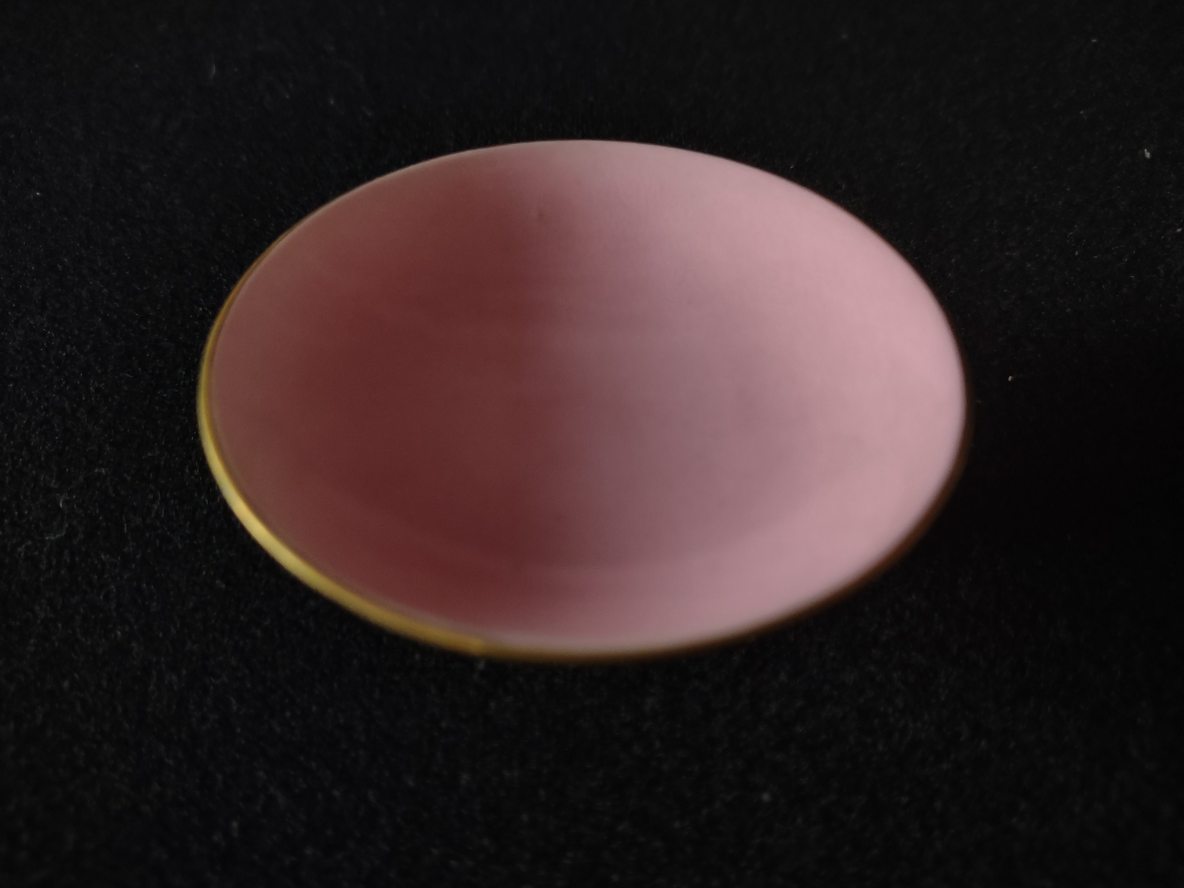 Vintage Minton Small Delicate Condiment Serving Dish x 3 Pink Gold Trim Lot 5455