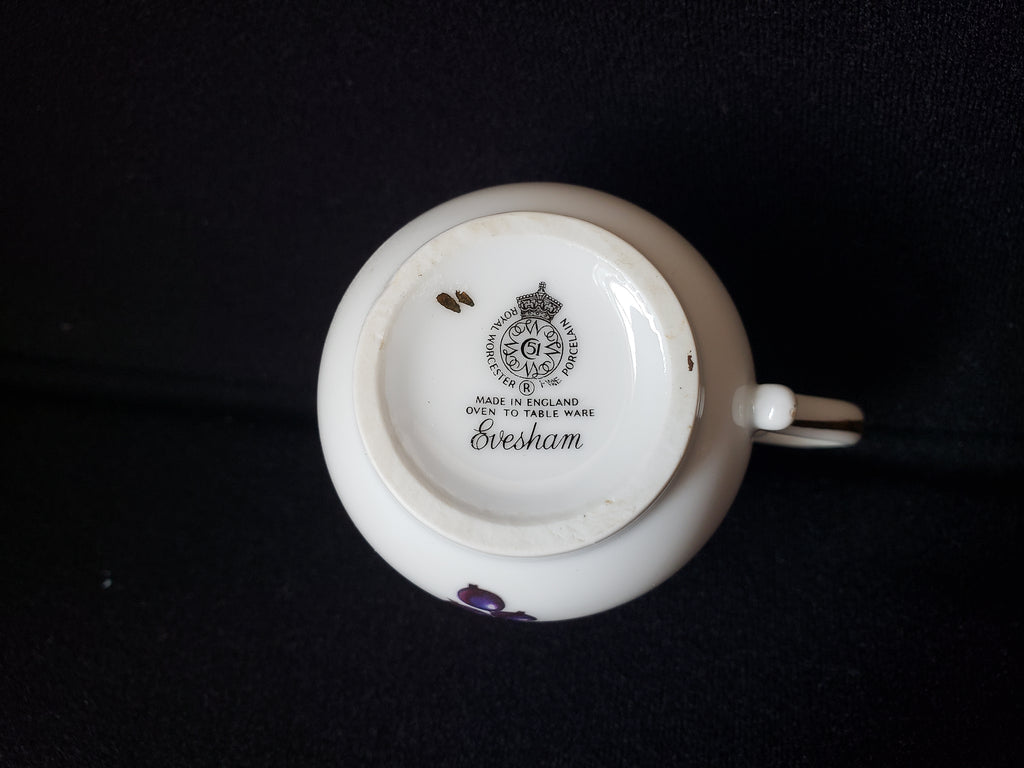 Vintage Royal Worcester Evesham Demitasse Tea Cup ONLY (lot 2062)