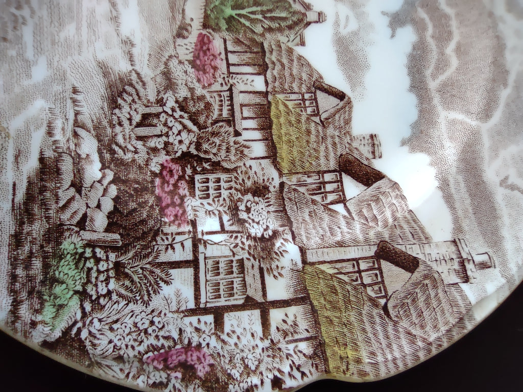 Vintage Johnson Brothers Bread Plate Olde English Countryside x 3 (Lot 5539)