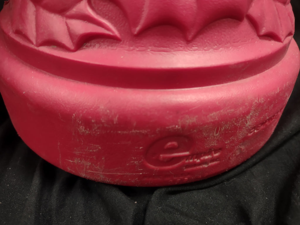 Vintage Christmas Blow Mold Candle Poinsettia Light Up 40" (lot 2322)