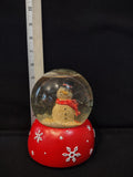 Christmas Musical Snowman Snow Globe (Lot 3043t)