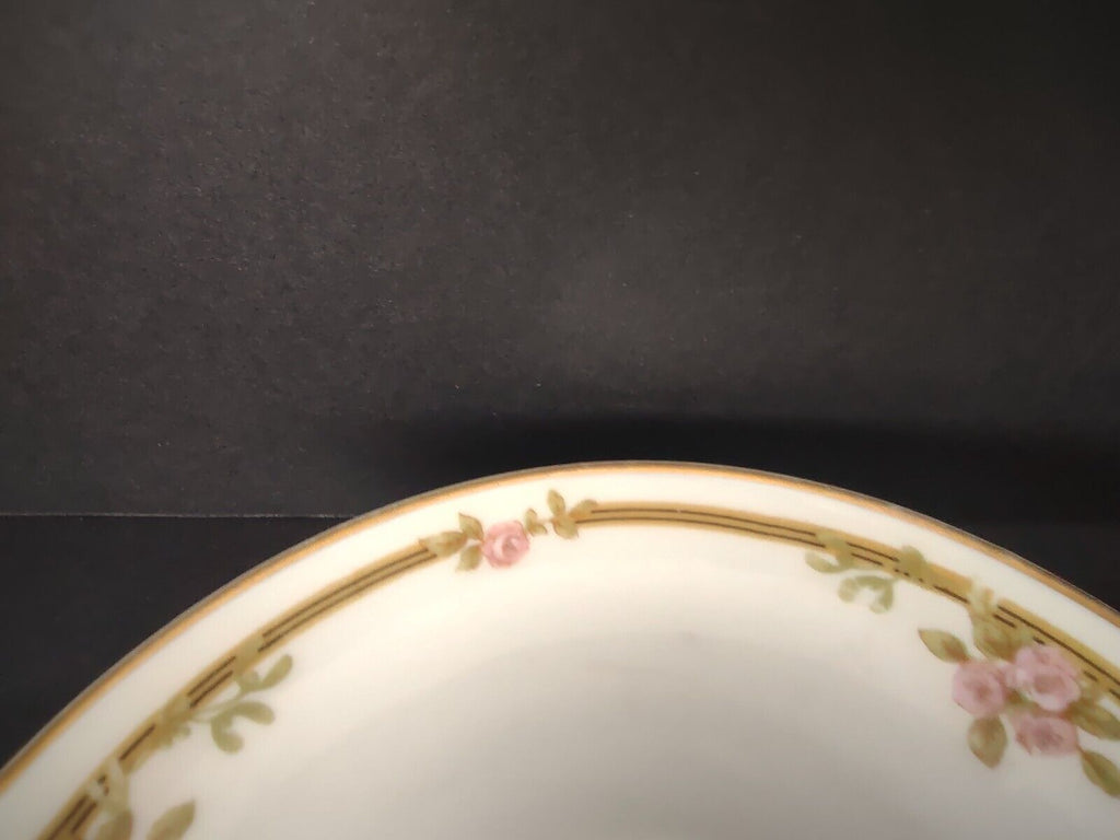 Haviland Limoges Schleiger 625 A Red Rose 2 x Saucer 5-3/4" (lot 540