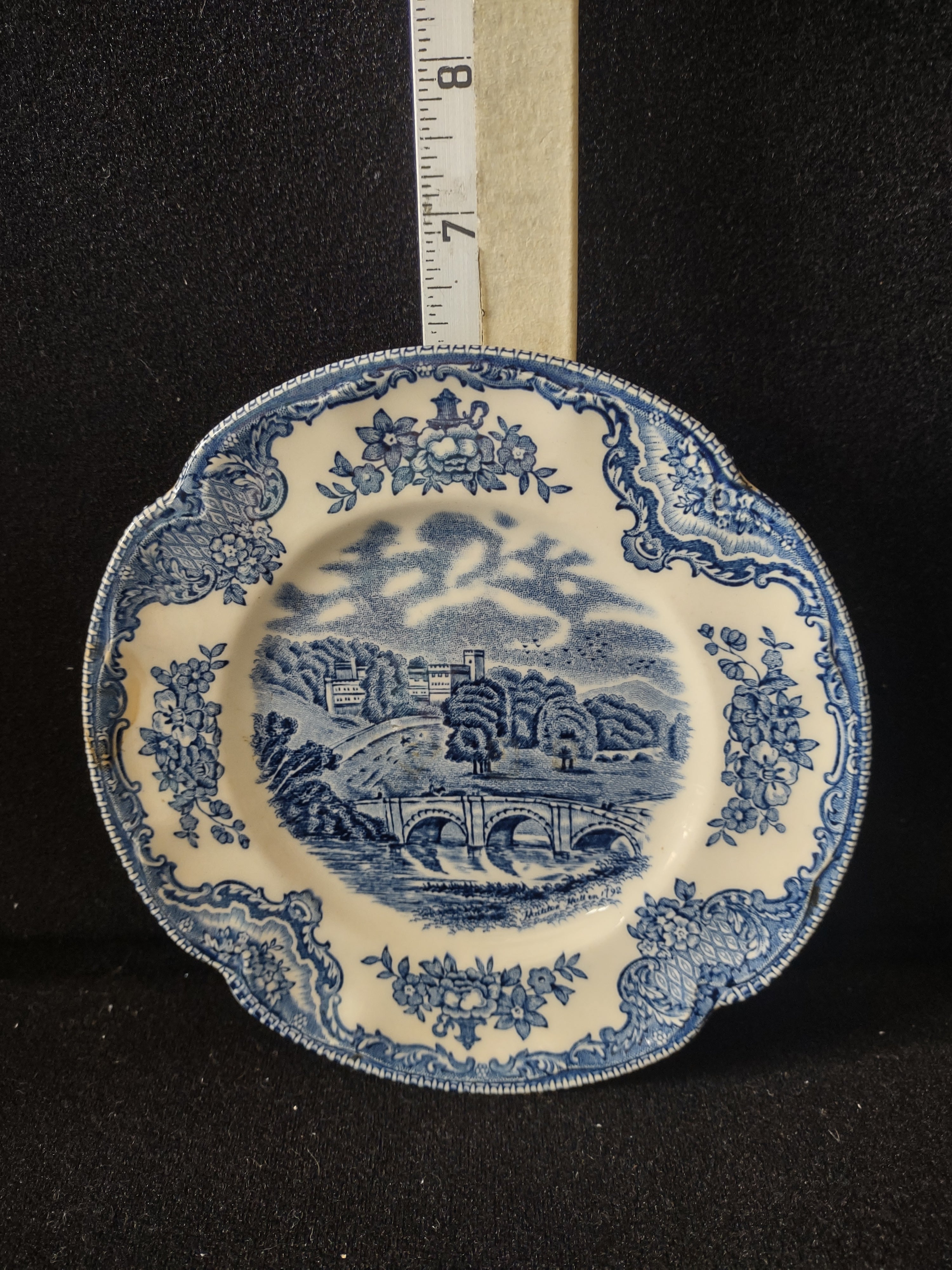 Vintage Johnson Brothers Bread Butter Plate Ironstone Britain Castles (Lot 5591)