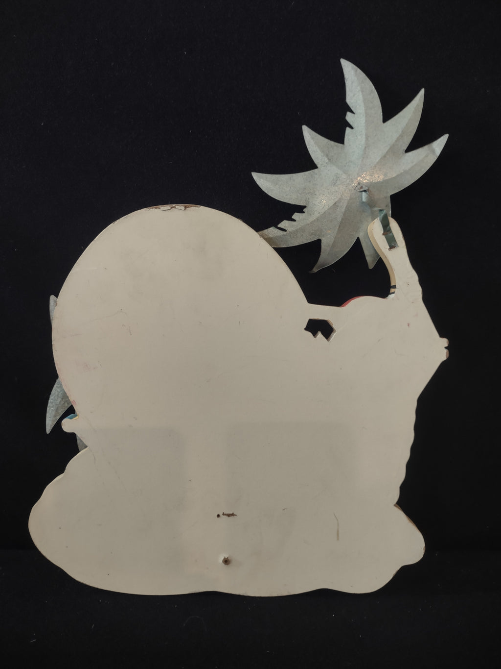Whimsical Santa On The Beach After Christmas With Palm Trees (Lot 3519)