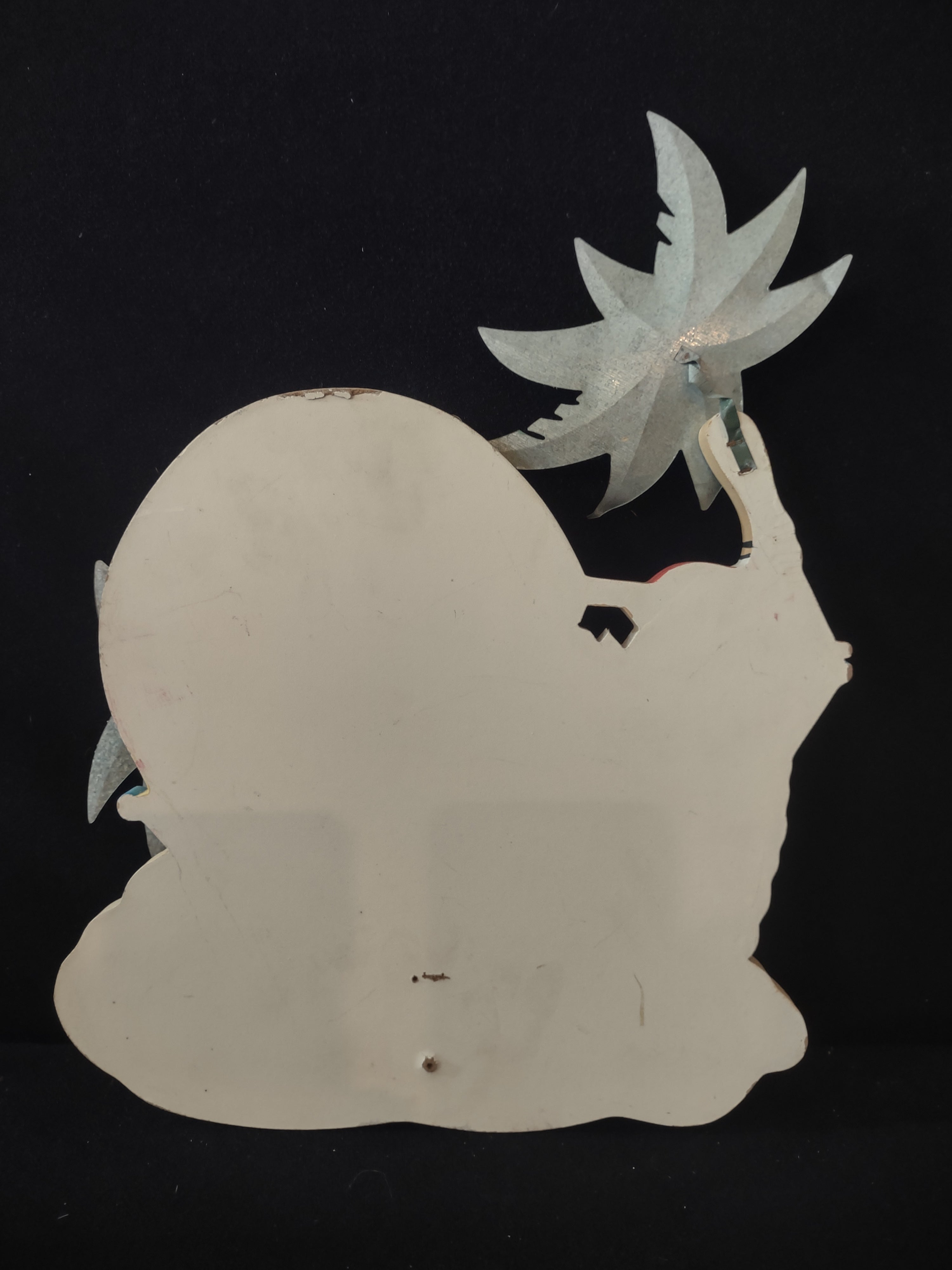 Whimsical Santa On The Beach After Christmas With Palm Trees (Lot 3519)