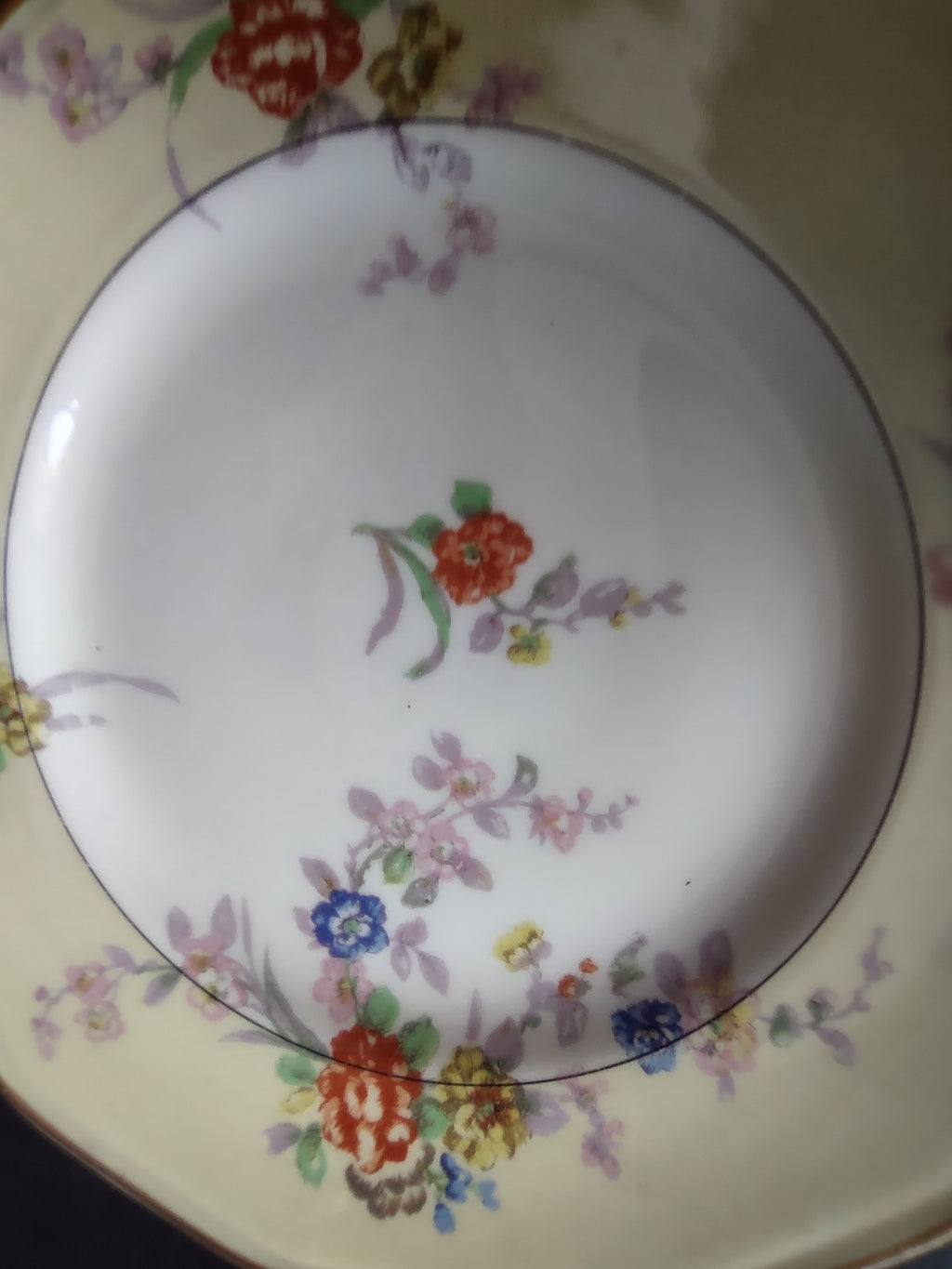Haviland Limoges 8 x Dessert Salad Yellow Jewel Plate (lot 831)
