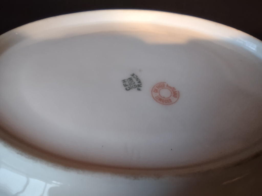 Haviland Limoges France Underplate for Gravy Boat ONLY (lot 1083)