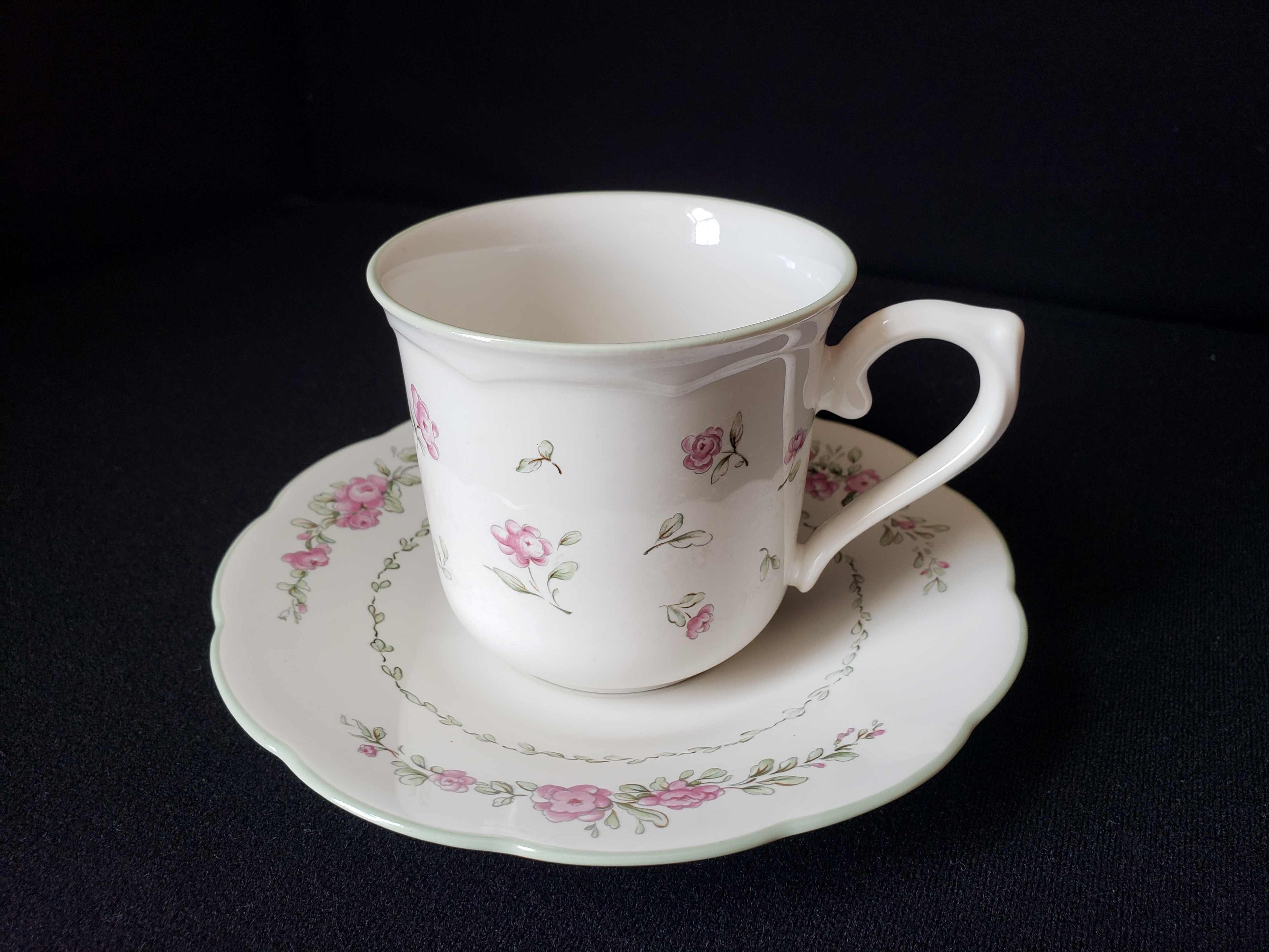 Vintage Lenox Lantana Pinafore Tea Cup with Saucer (lot 1936)