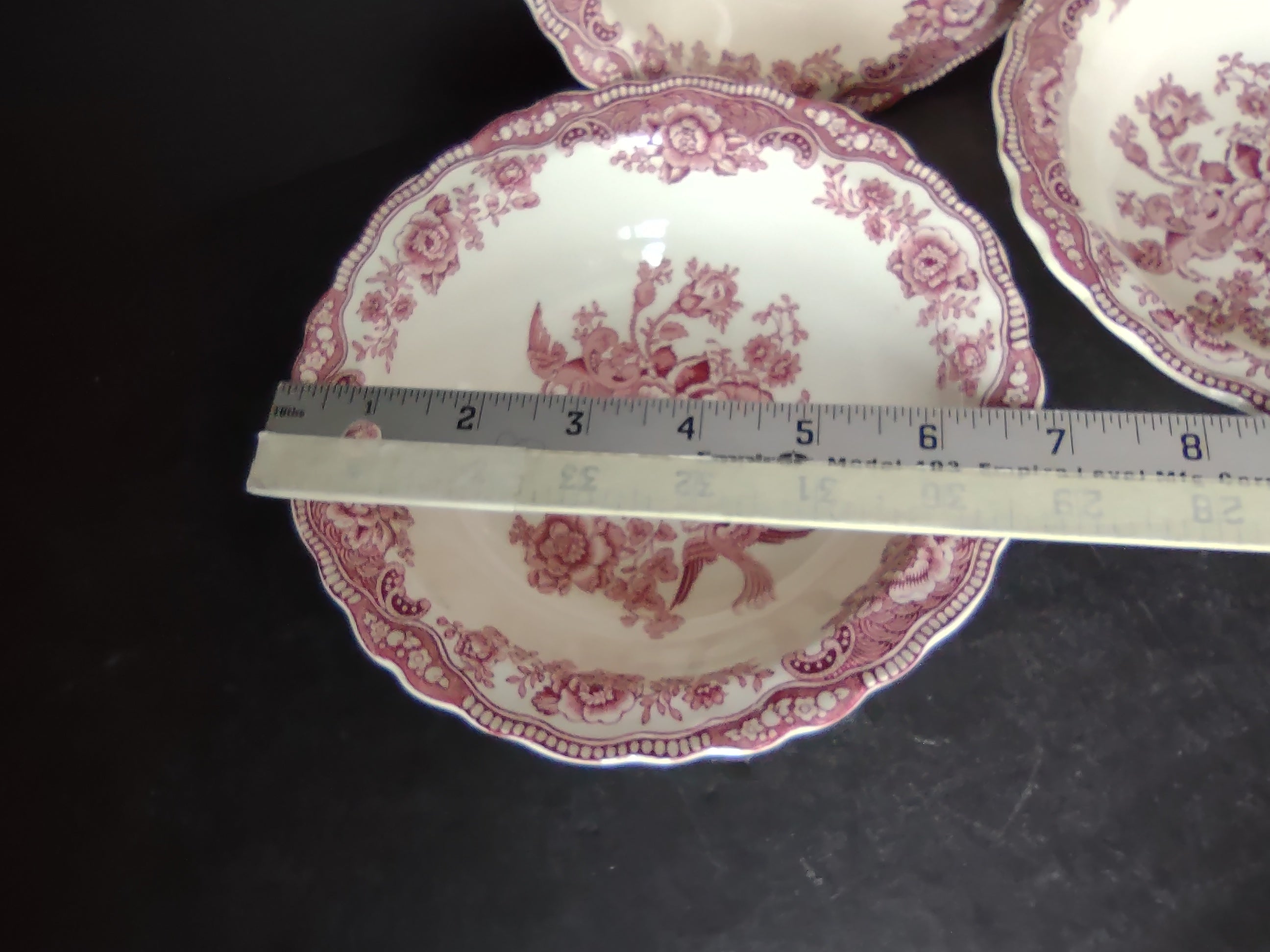 Vintage Crown Ducal England Ironstone Bristol Soup Cereal Bowl x 3 (lot 5636)