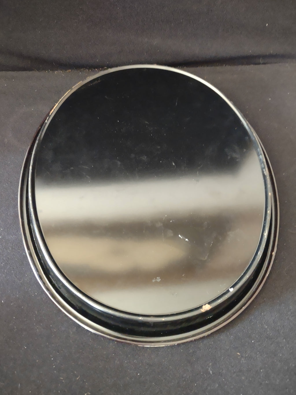 Vintage Coca Cola Tray x 2 Metal Oval Advertisement Woman (Lot 3789)