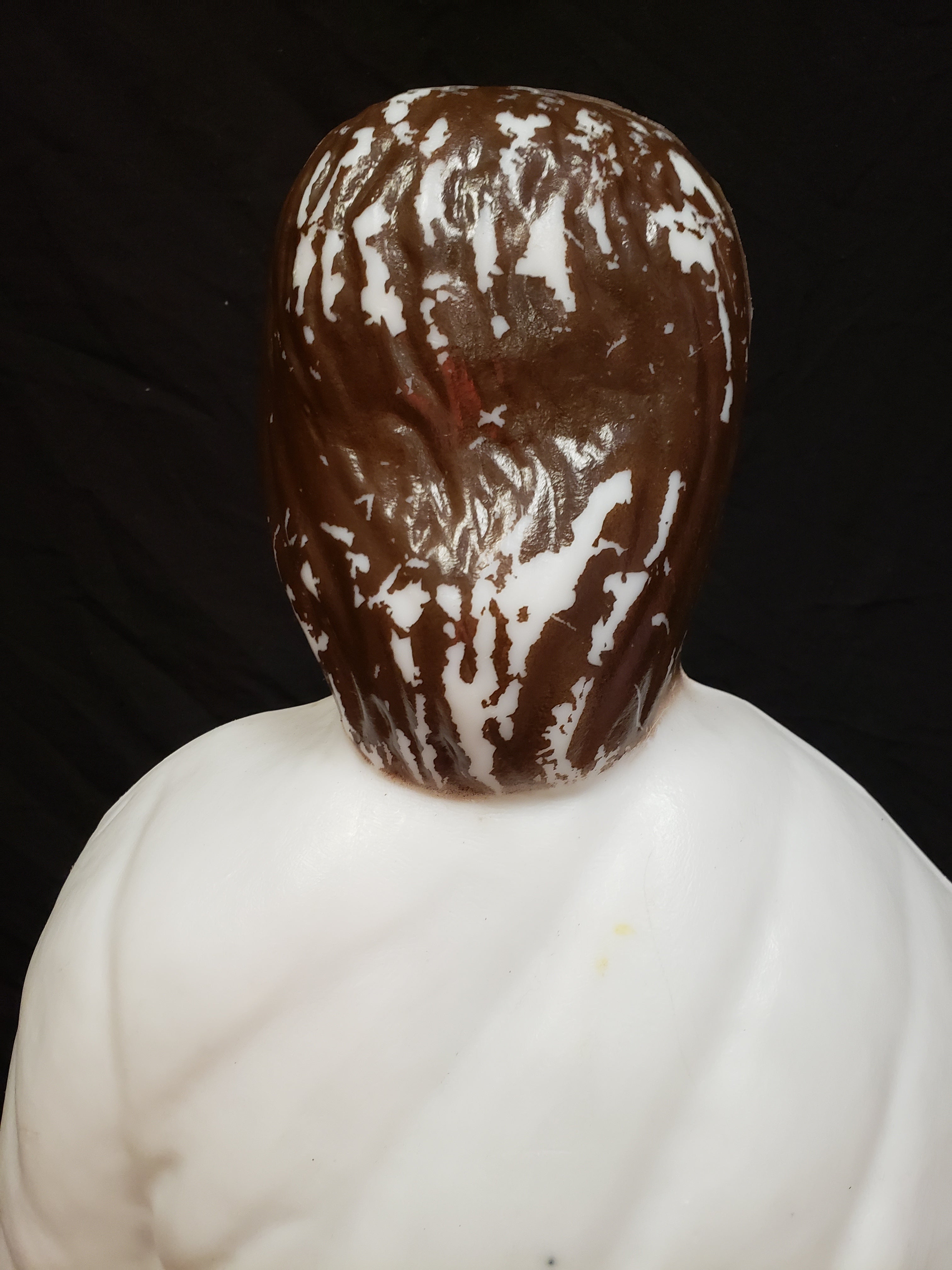 Vintage Christmas Blow Mold Nativity Joseph Maroon Figurine 29" (lot 2245)