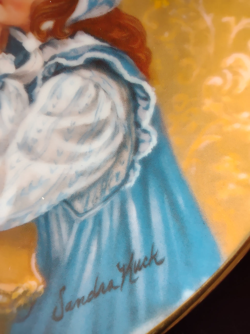 Vintage A Childhood Almanac Collector Plate 7th Issue Just Dreaming (Lot 5195)